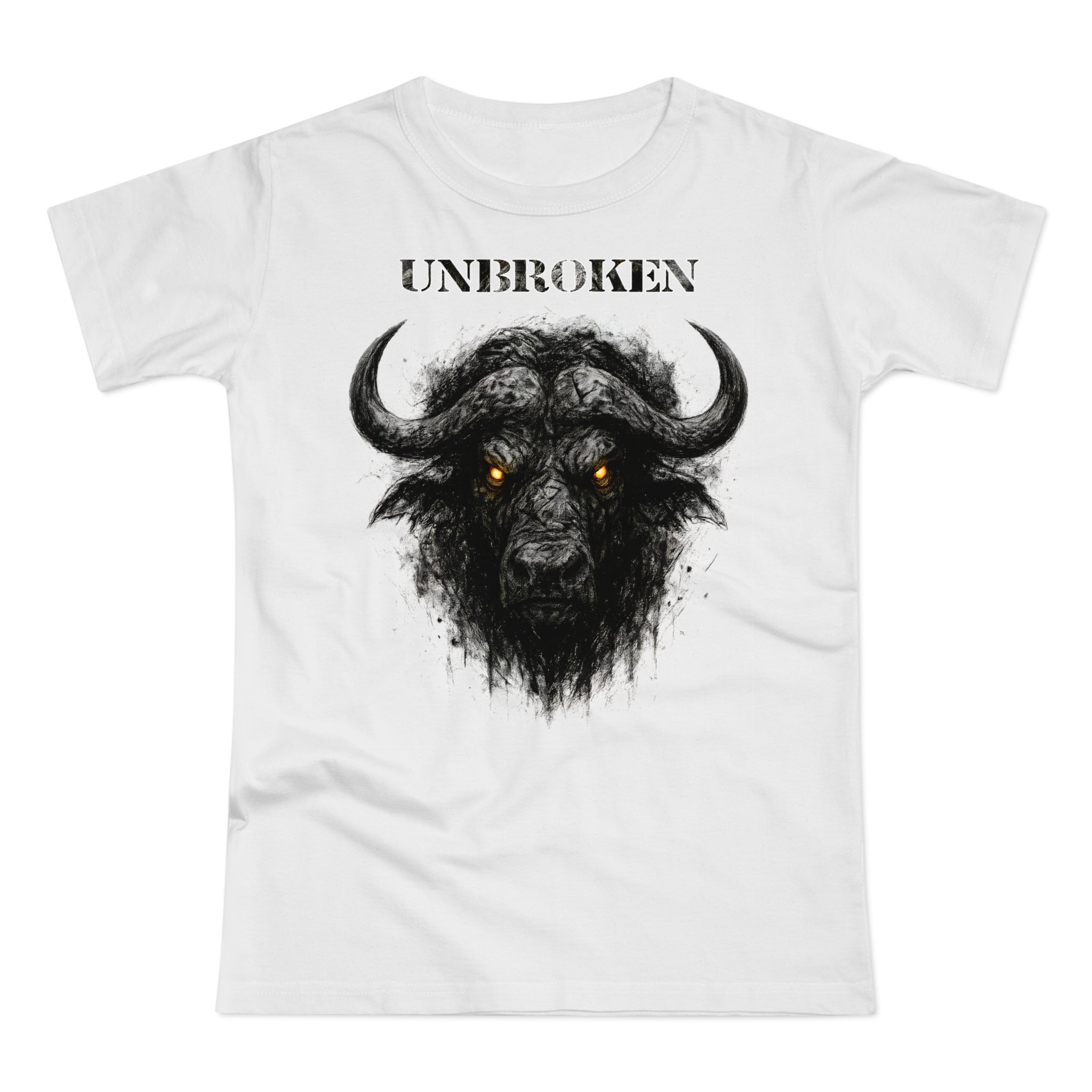 Büffel: Frontprint, Womens' T-Shirt - Animal-Collection