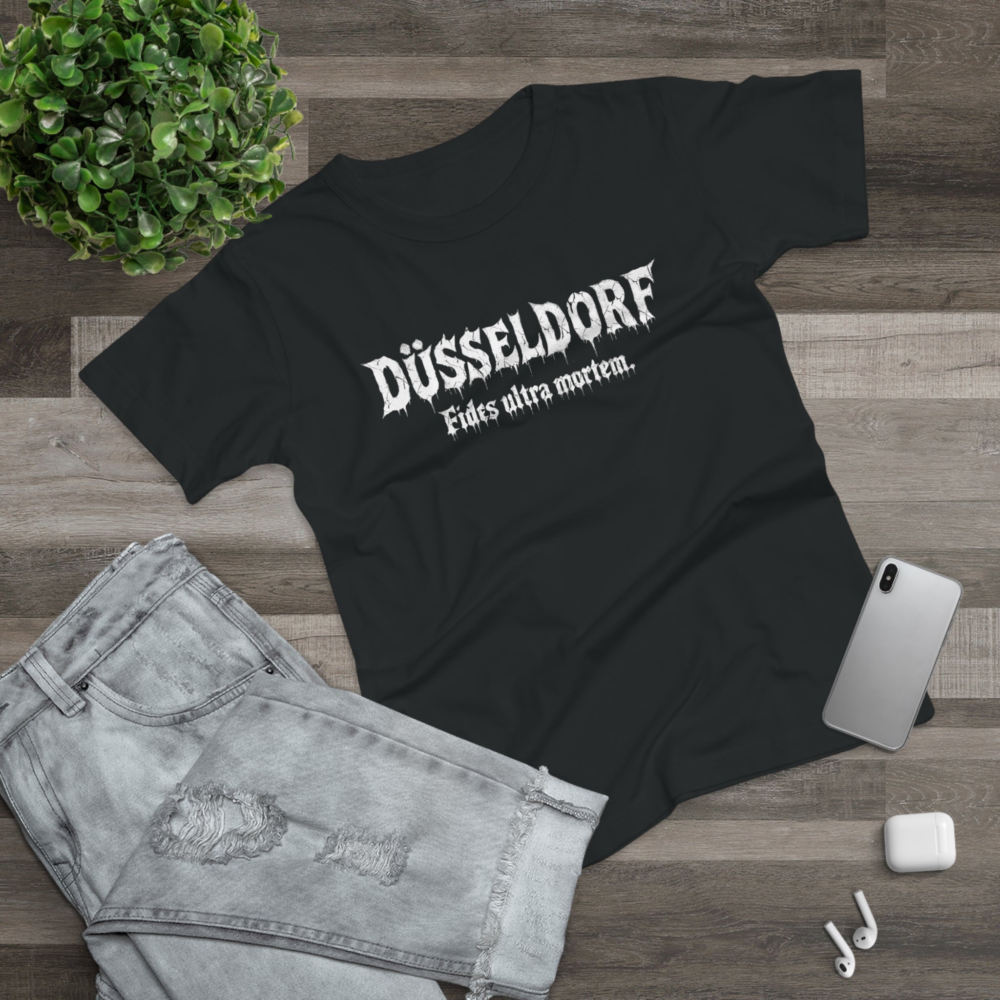 Düsseldorf: Front-/Backprint - Women's T-shirt **Grimwater-Edition**