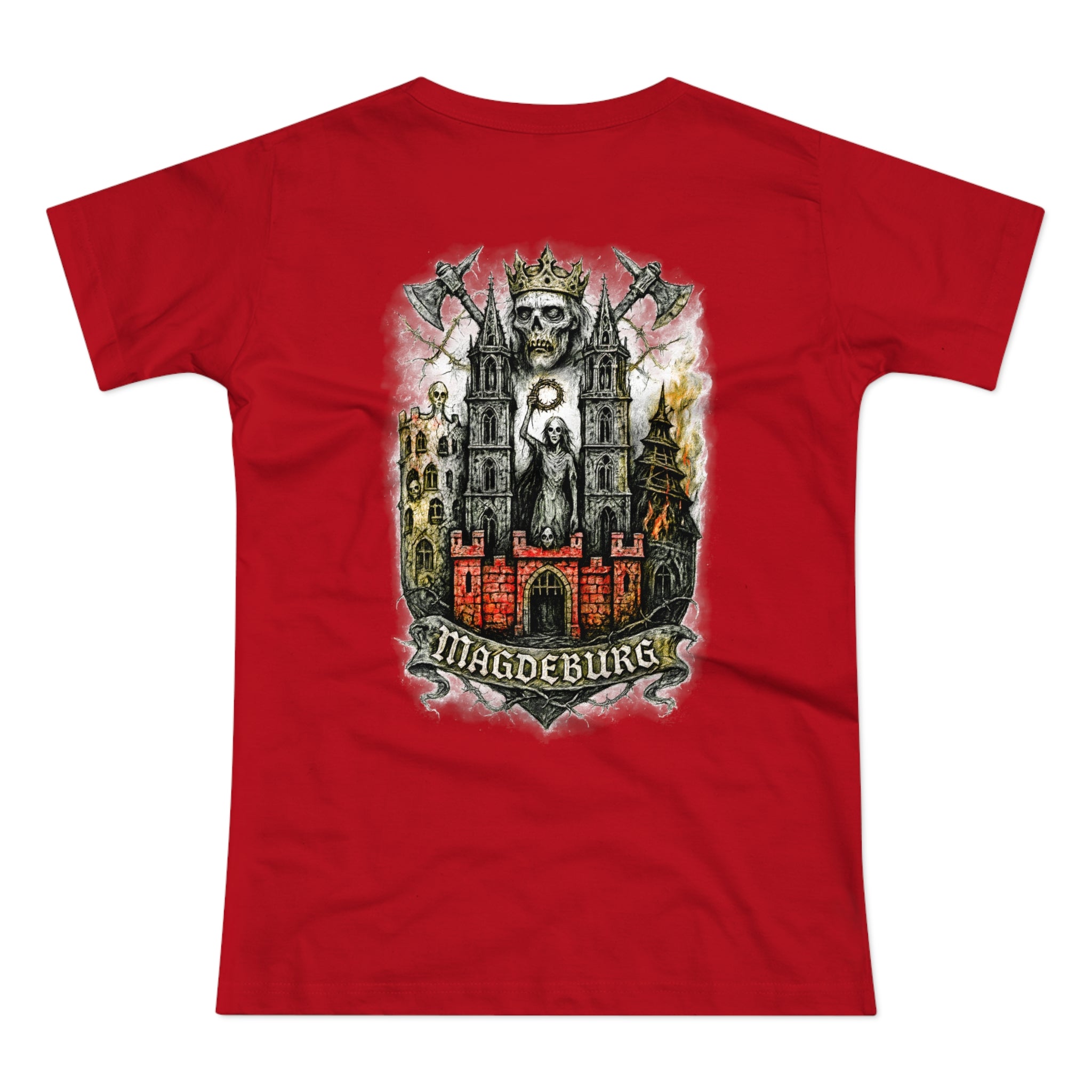 Magdeburg: Front-/Backprint Womens' T-Shirt **Grimwater-Edition**