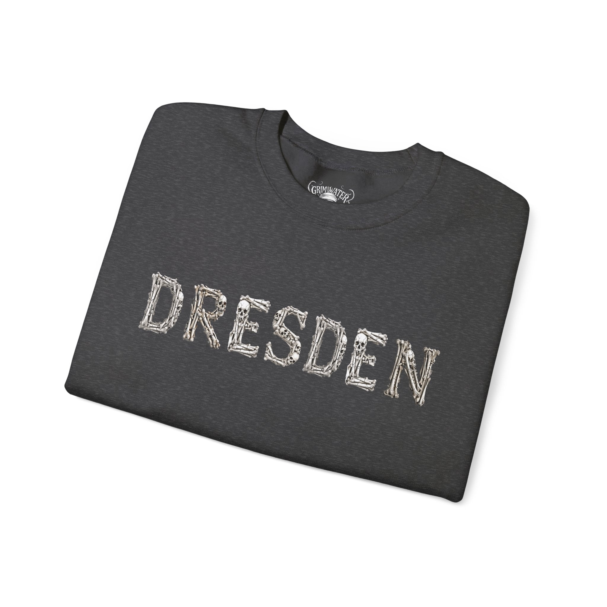 Dresden: Front-/Backprint, Unisex Sweatshirt **Grimwater-Edition**
