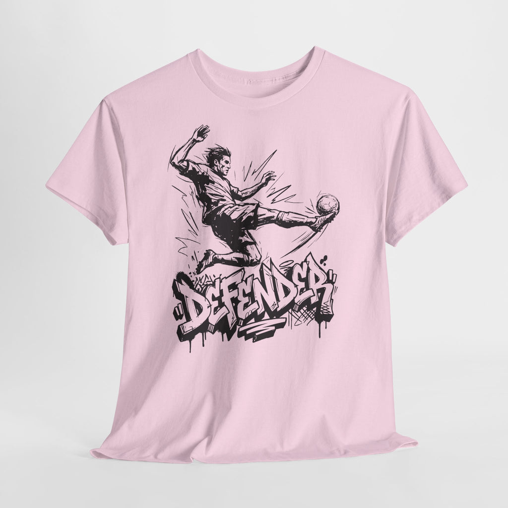 Soccer Defender 08: Frontprint, Unisex T-Shirt