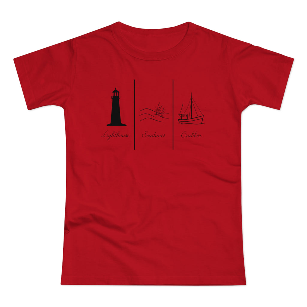 Nordsee, Ostsee - Reicht mir schon! Frontprint, Womens' T-Shirt