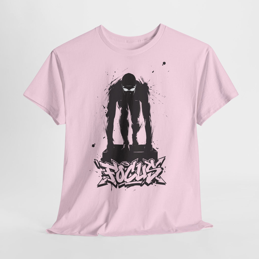 Schwimmen - FOCUS : Frontprint, Unisex T-Shirt