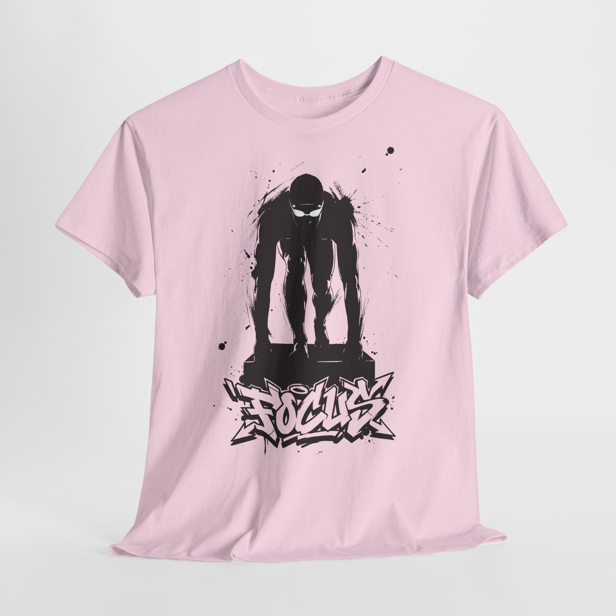 Schwimmen - FOCUS : Frontprint, Unisex T-Shirt