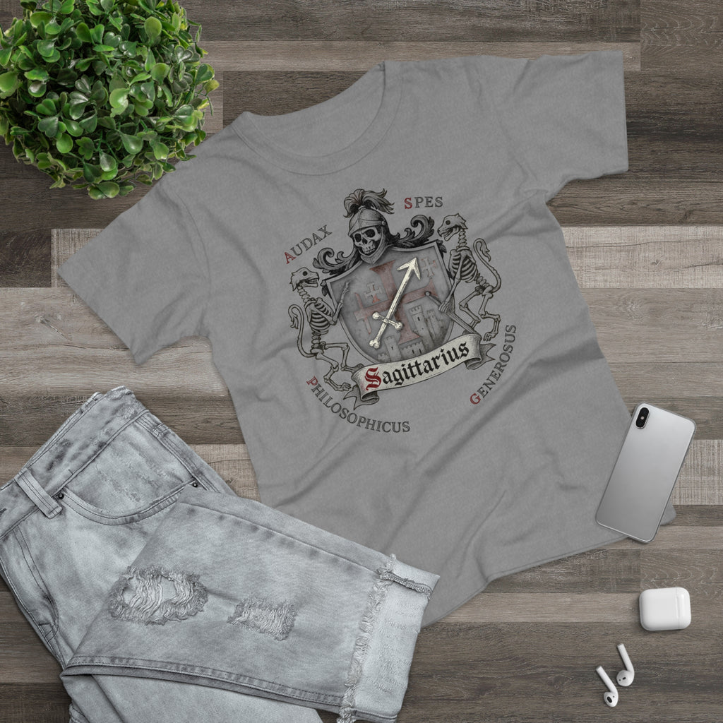 Schütze: Frontprint, Womens' T-Shirt **Grimwater Edition** Sternzeichen Astrologie (Sagittarius)