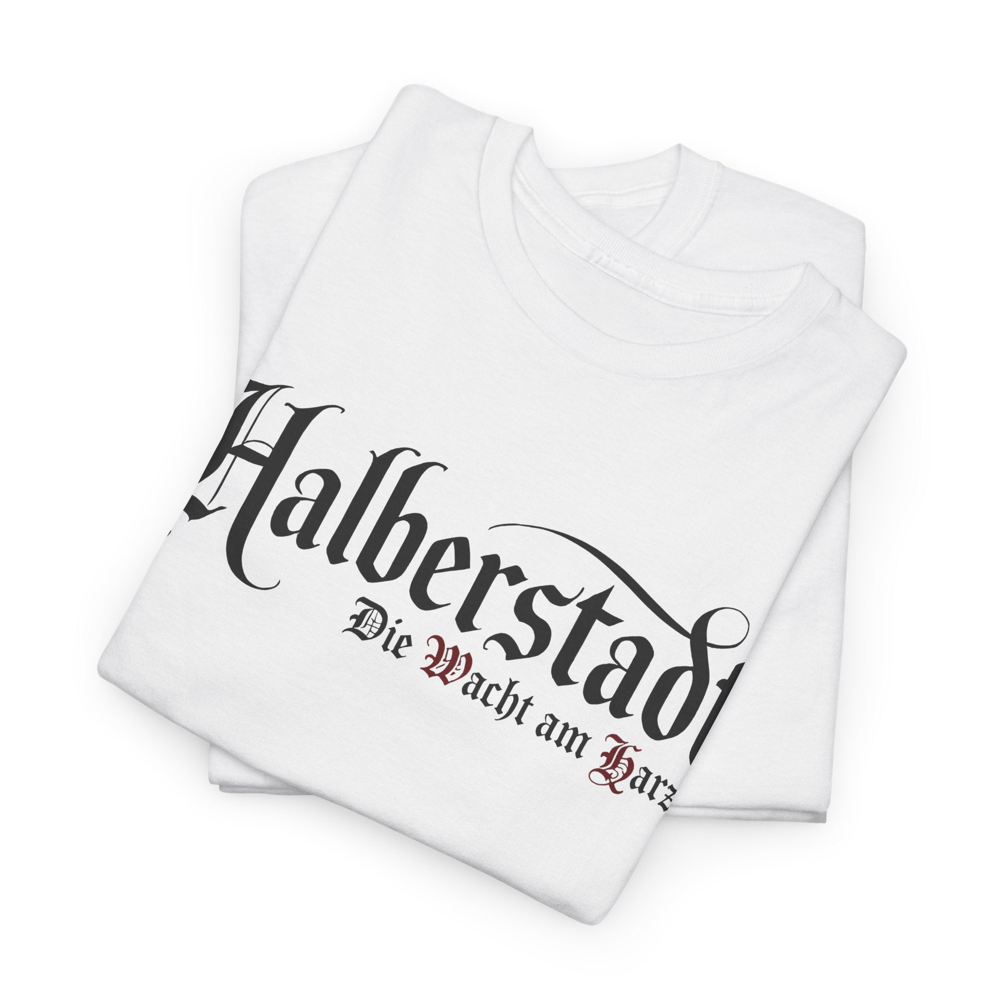 Halberstadt - Die Wacht am Harz - Unisex Heavy Cotton Tee, Cool Graphic Shirt, Gift for Travelers, Casual Wear, Street Style, Trendy Tee