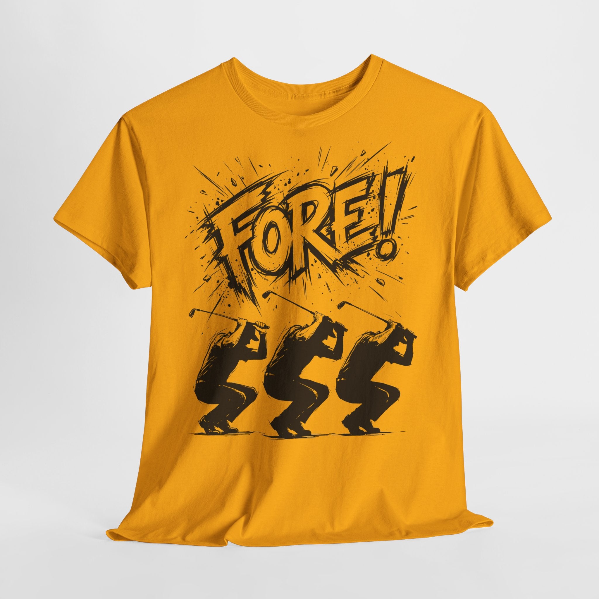 Golf - FORE! : Frontprint, Unisex T-Shirt