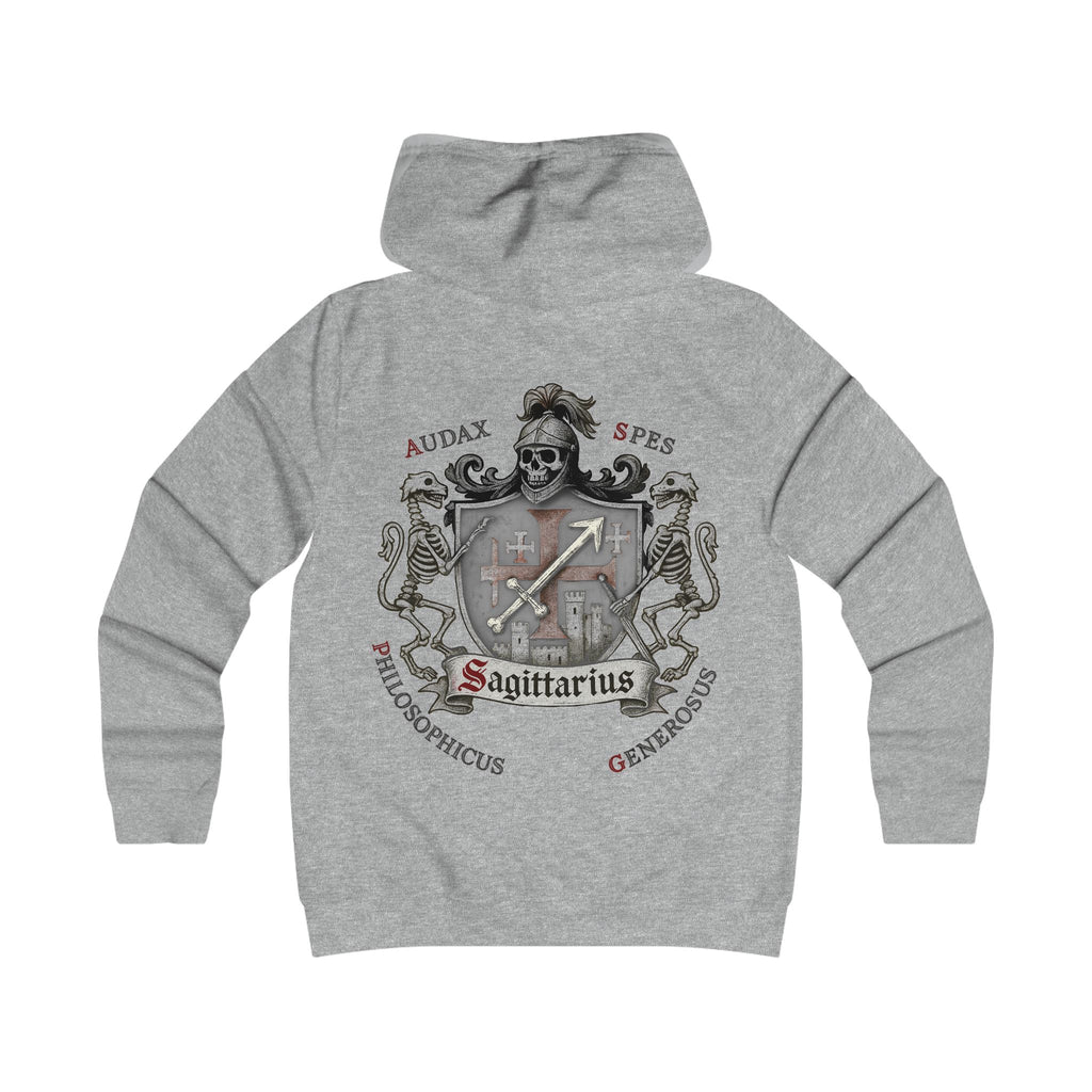 Schütze - Backprint, Womens' Hoodie -  **Grimwater Edition** Sternzeichen Astrologie (Sagittarius)