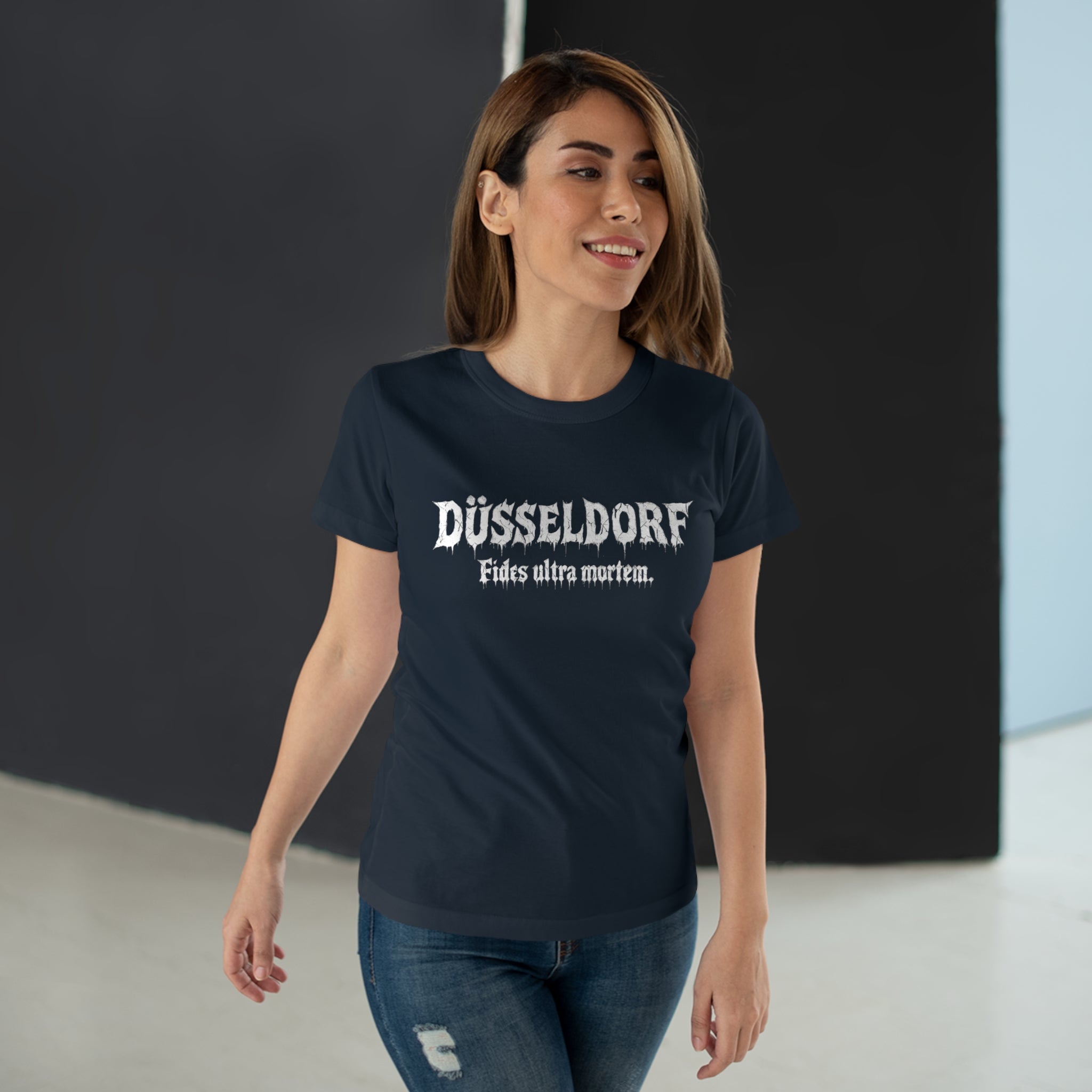 Düsseldorf: Front-/Backprint - Women's T-shirt **Grimwater-Edition**