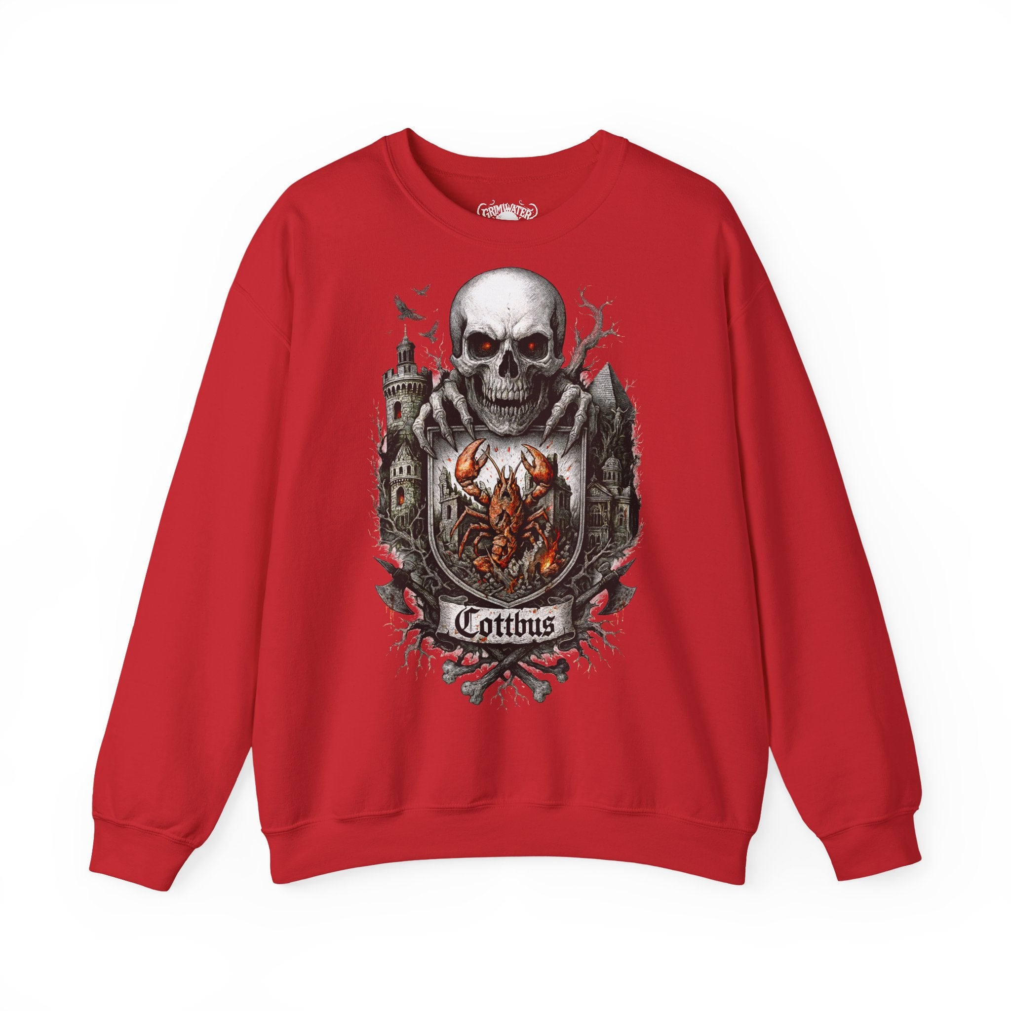 Cottbus: Frontprint, Unisex Sweatshirt **Grimwater-Edition**