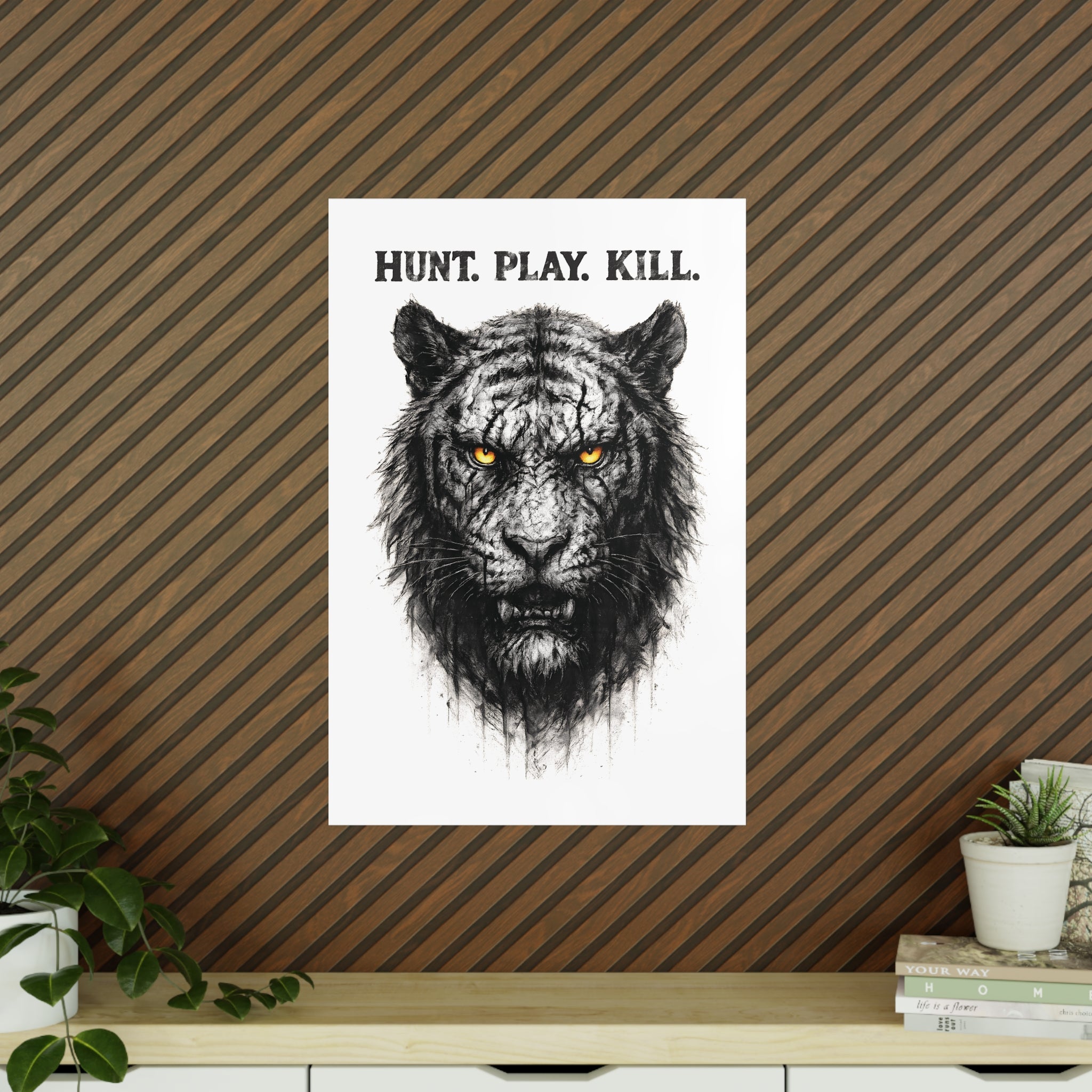 Poster 60 x 90: Tiger (Animal-Collection)