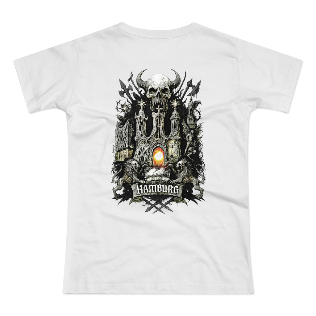 Hamburg "Night Crew" - Front-/Backprint, Womens' T-Shirt: **Grimwater-Edition**