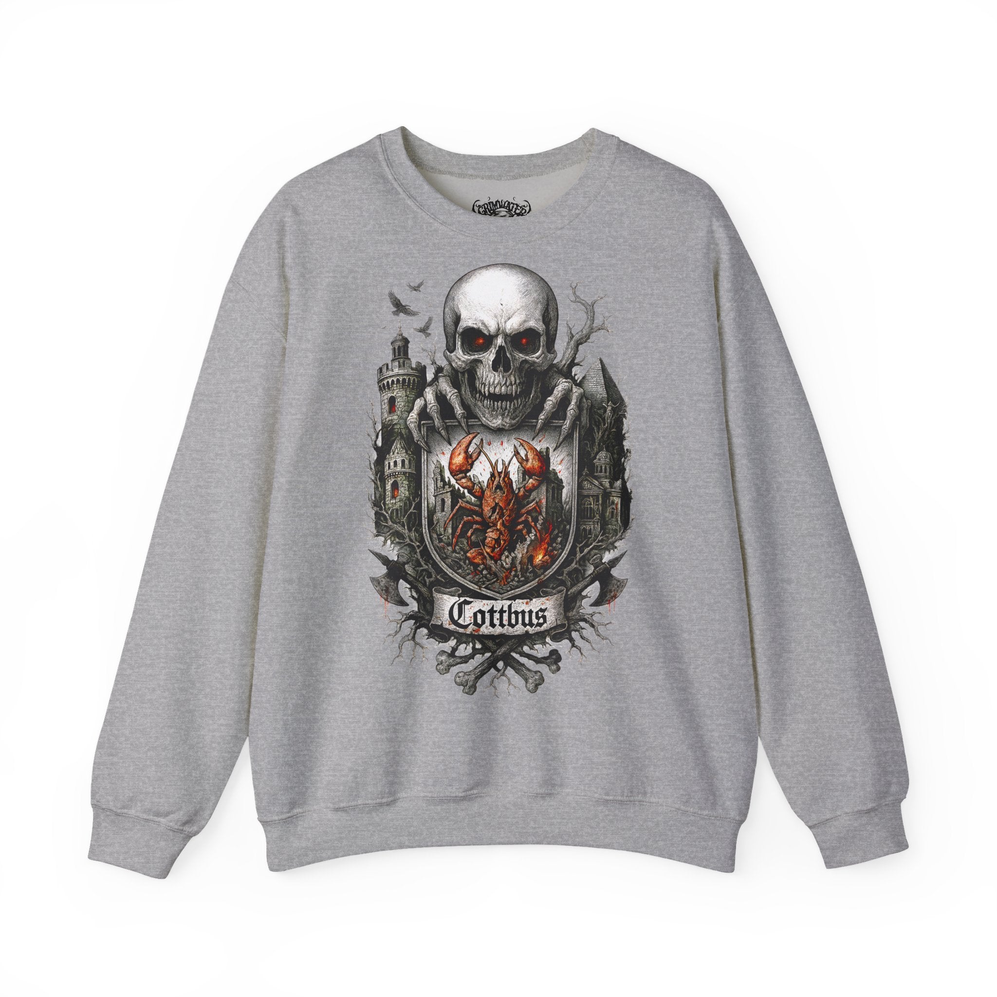 Cottbus: Frontprint, Unisex Sweatshirt **Grimwater-Edition**