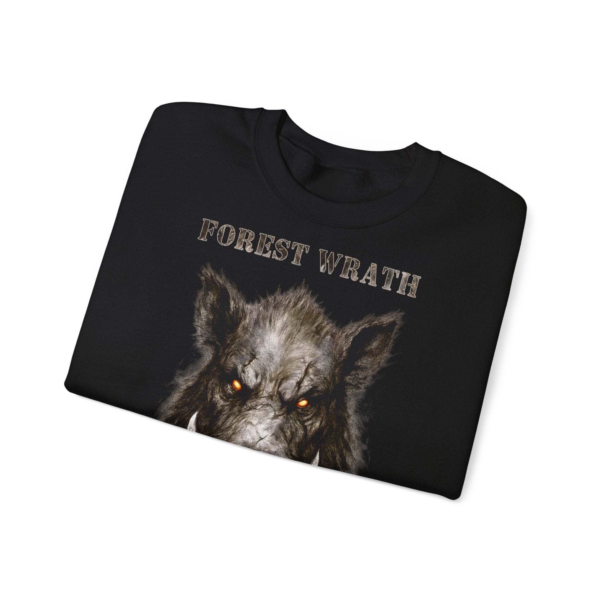 Keiler - Forest Wrath: Animals-Collection, Frontprint, Unisex Sweatshirt