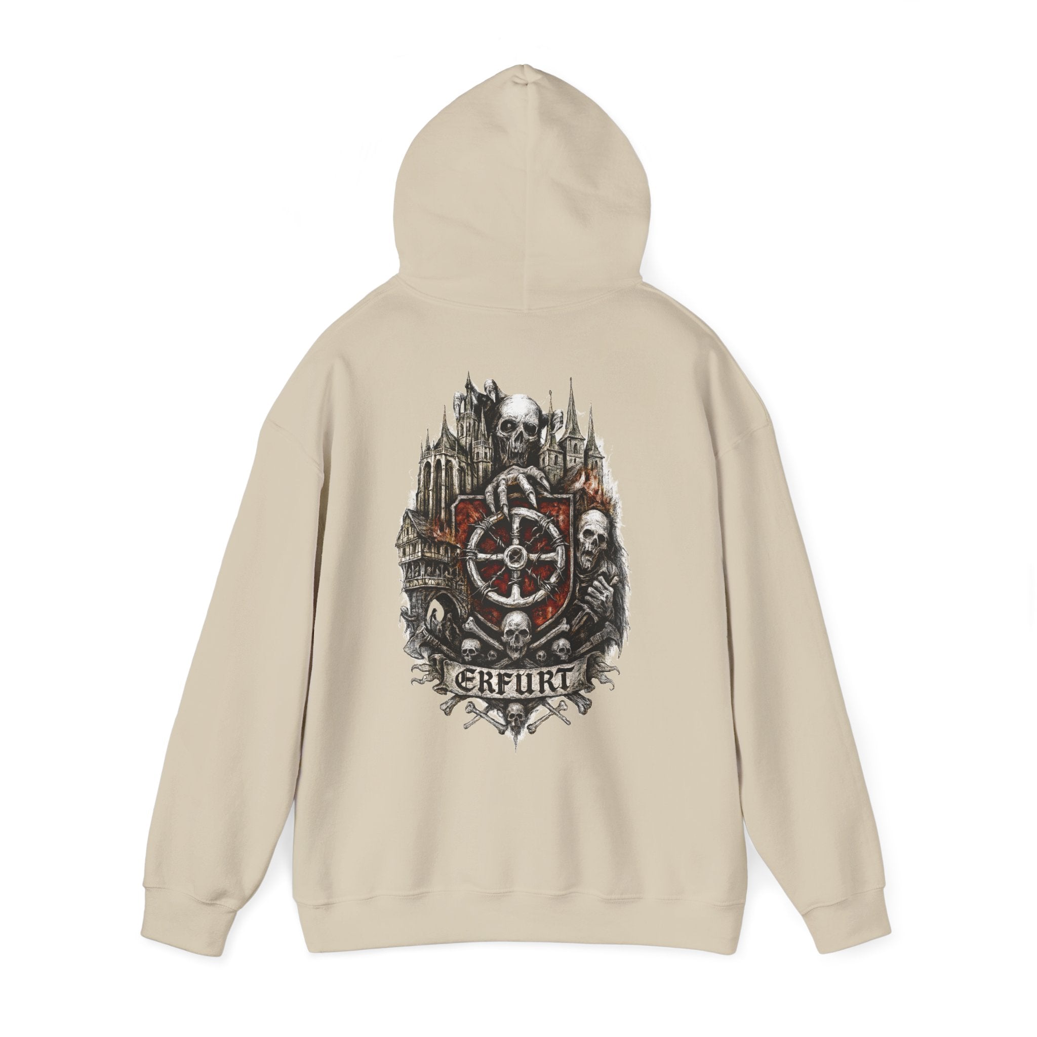 Erfurt: Front-/Backprint, Unisex Hoodie **Grimwater-Edition**