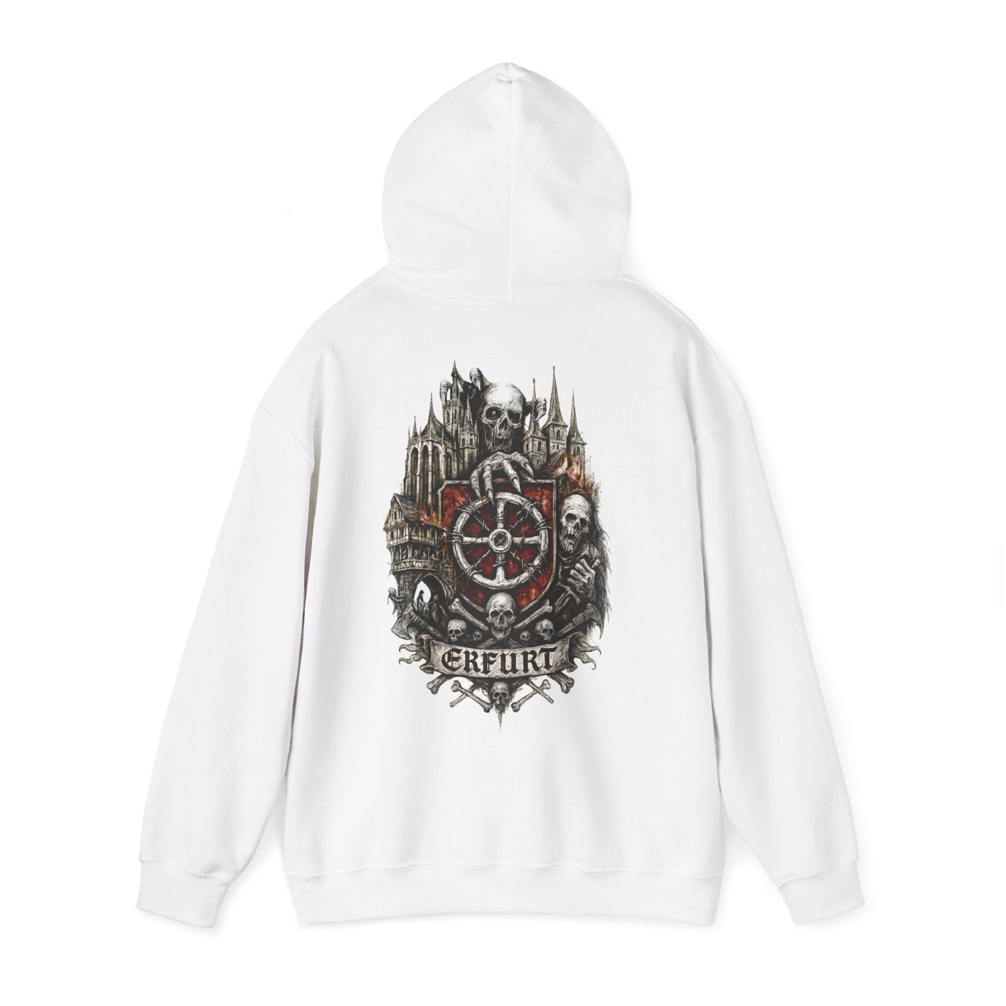 Erfurt: Front-/Backprint, Unisex Hoodie **Grimwater-Edition**