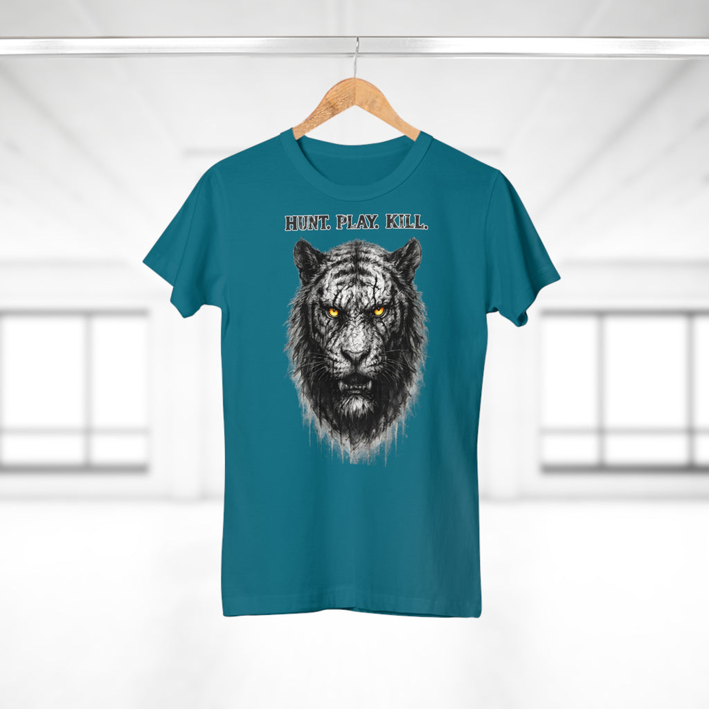 Tiger: Frontprint, Womens' T-Shirt - Animal-Collection