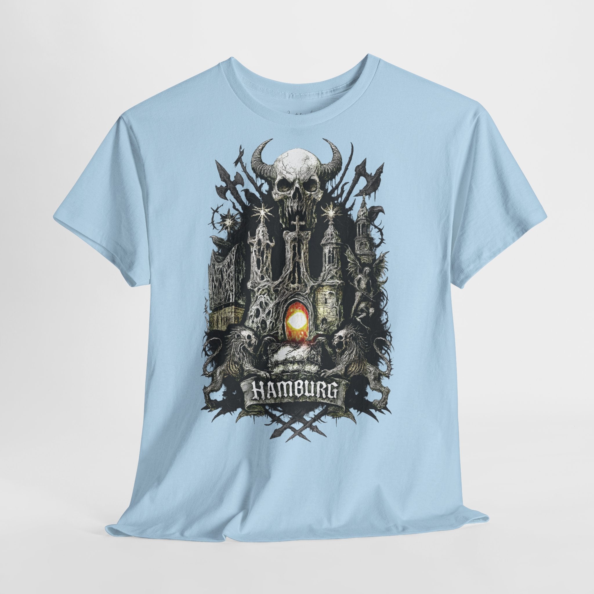 Hamburg - Frontprint, Unisex T-Shirt: **Grimwater-Edition**