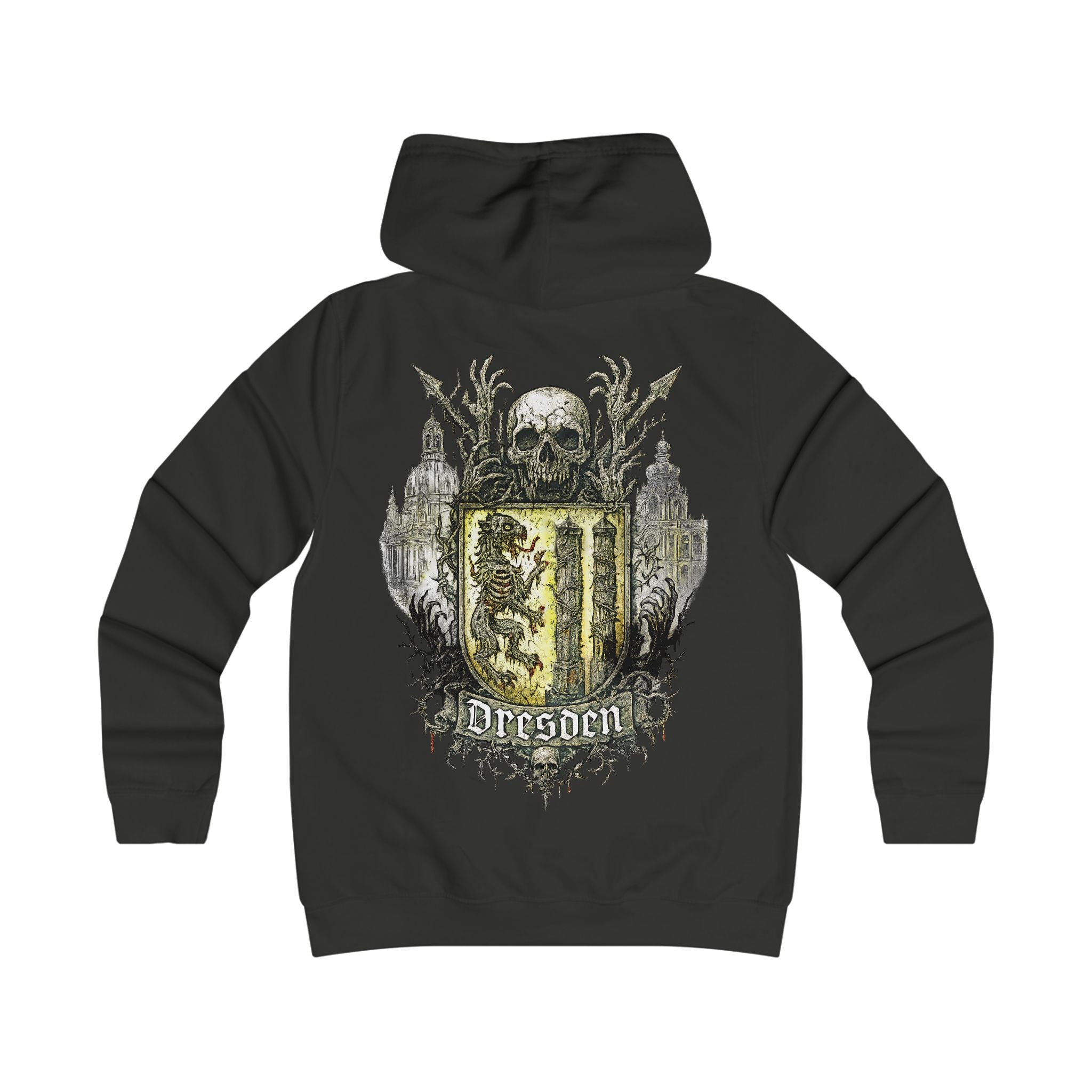 Dresden: Front-/Backprint, Womens' Hoodie **Grimwater-Edition**
