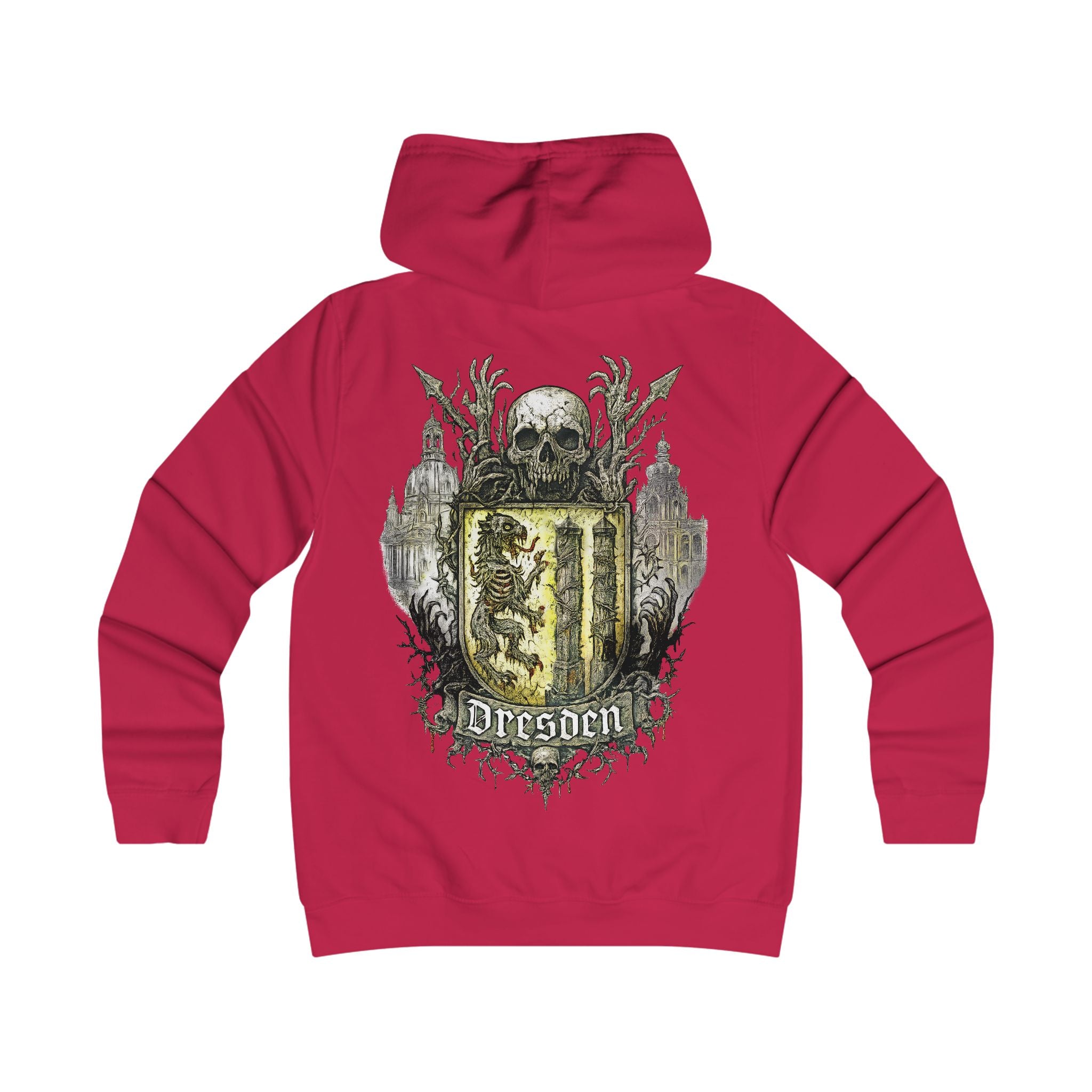 Dresden: Front-/Backprint, Womens' Hoodie **Grimwater-Edition**