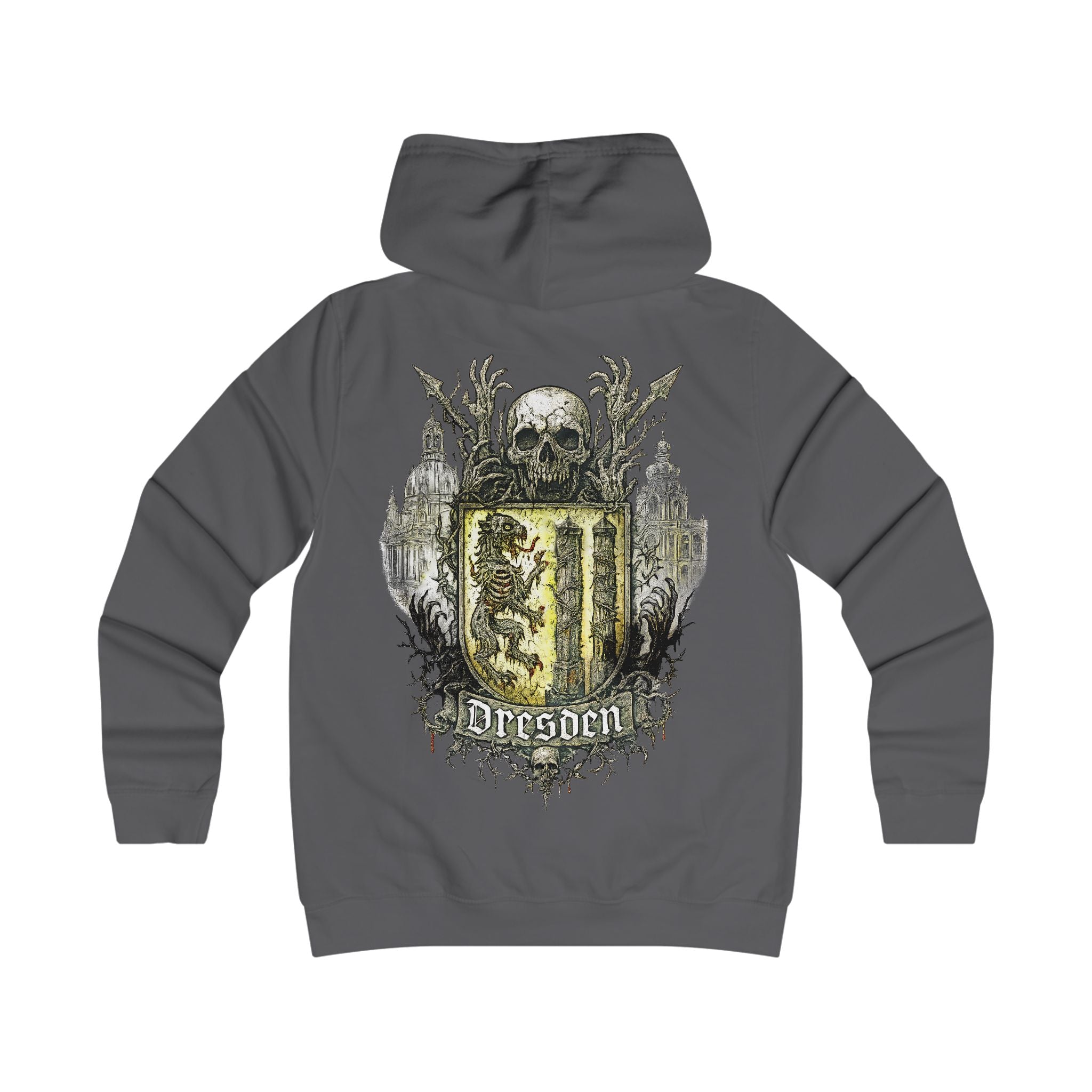 Dresden: Front-/Backprint, Womens' Hoodie **Grimwater-Edition**