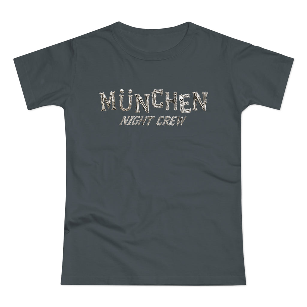 München Night Crew: Front-/Backprint, Womens' T-Shirt **Grimwater-Edition**