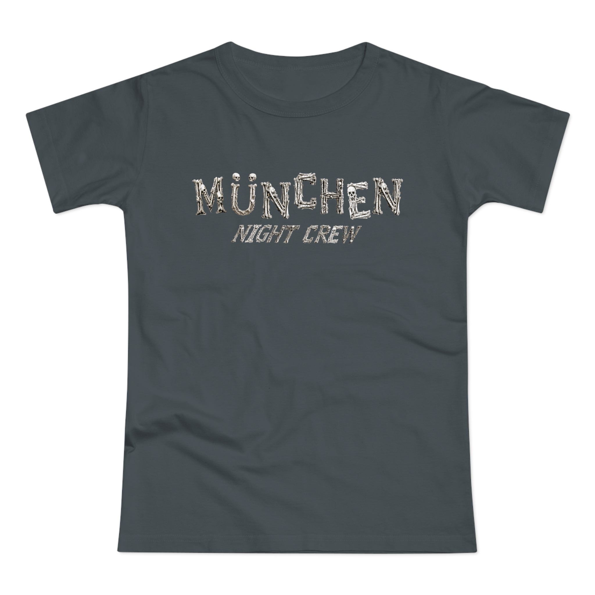 München Night Crew: Front-/Backprint, Womens' T-Shirt **Grimwater-Edition**