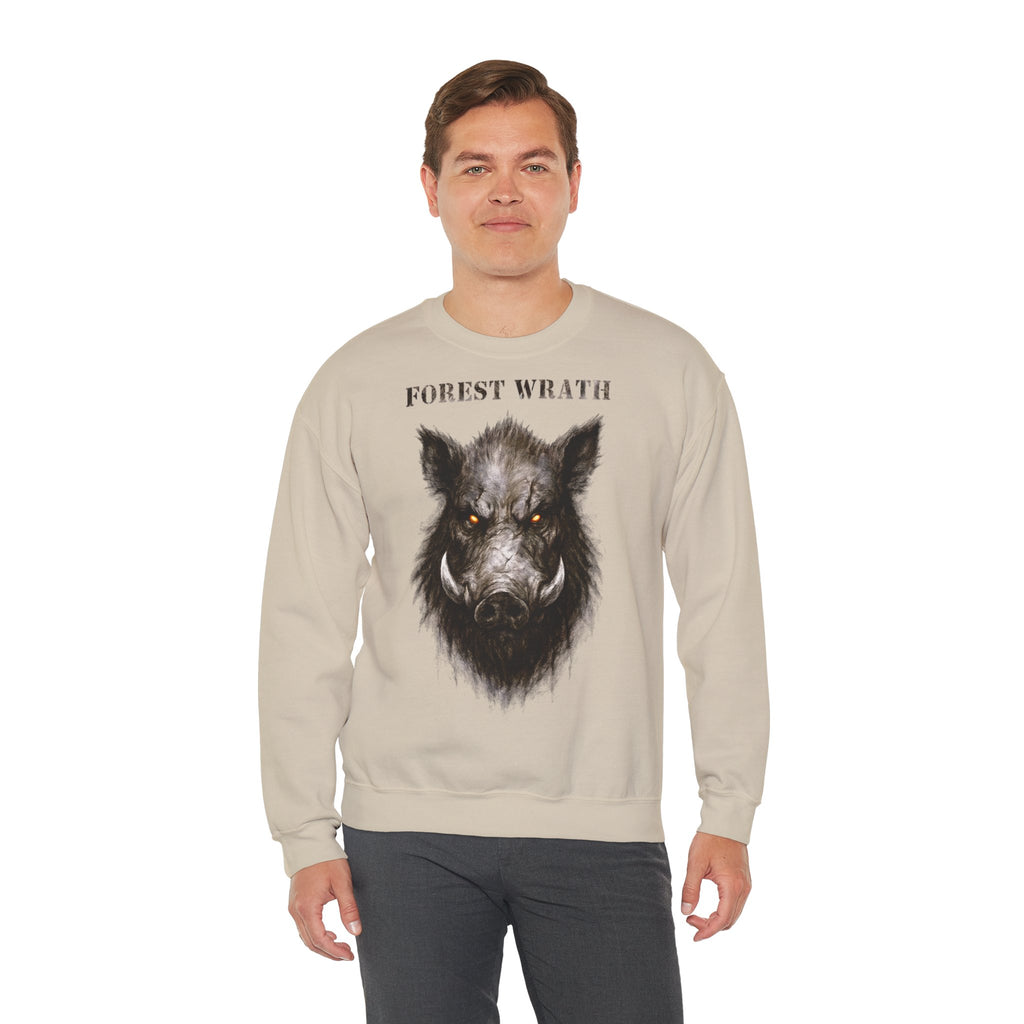 Keiler - Forest Wrath: Animals-Collection, Frontprint, Unisex Sweatshirt