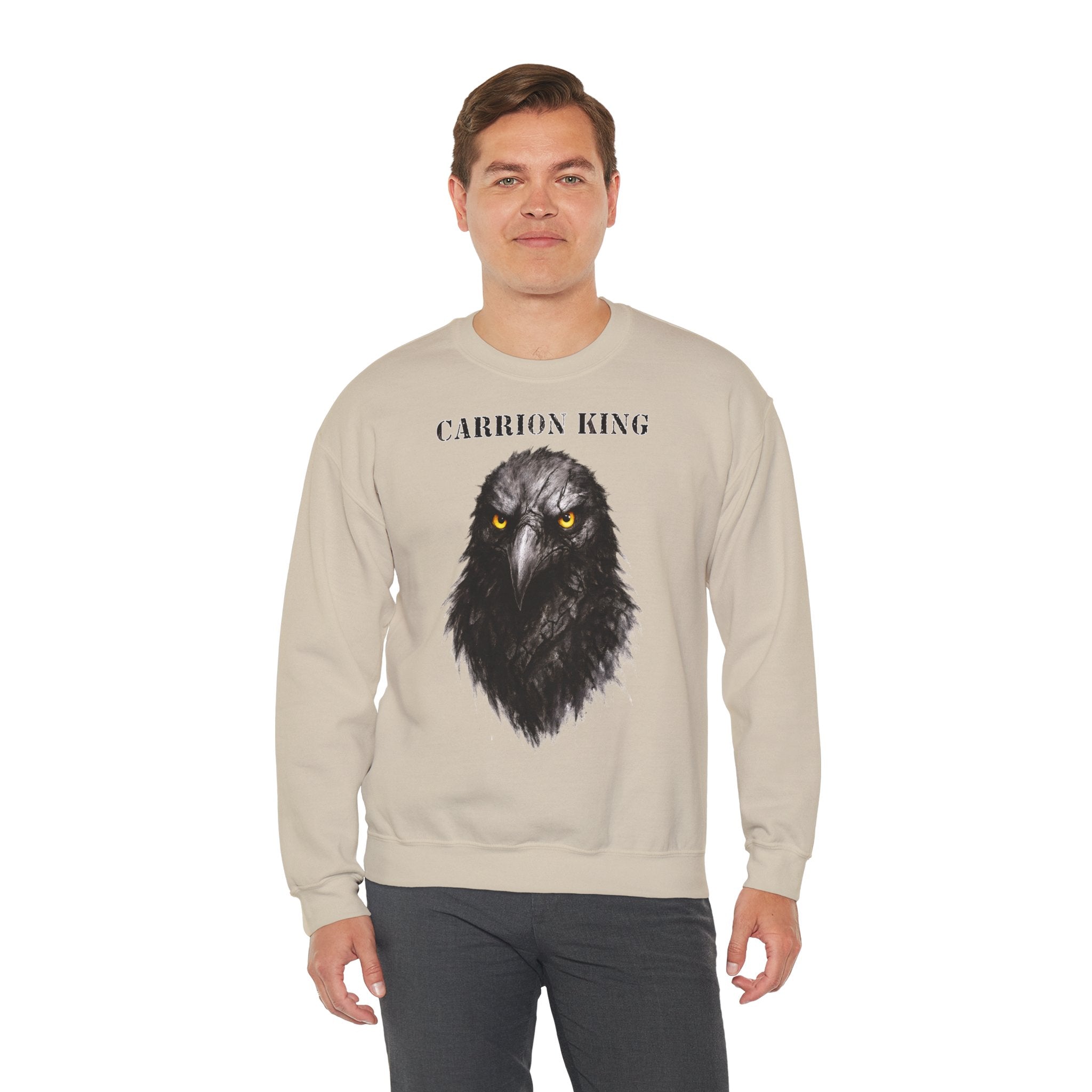 Rabe - Carrion King: Animals-Collection, Frontprint, Unisex Sweatshirt