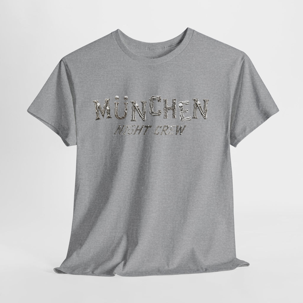 München Night Crew: Front-/Backprint, Unisex T-Shirt **Grimwater-Edition**
