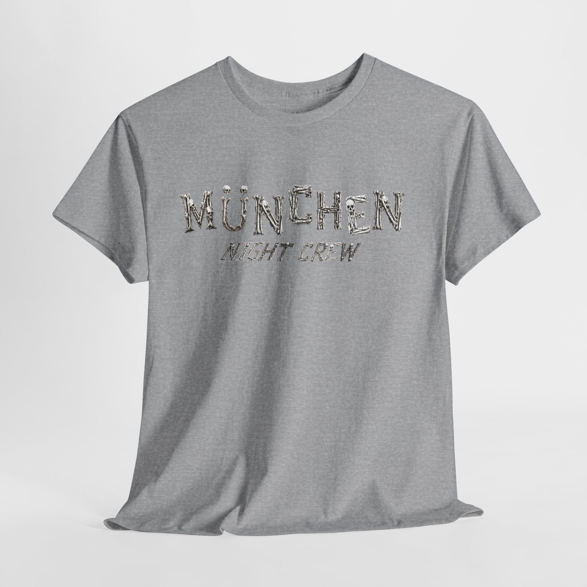München Night Crew: Front-/Backprint, Unisex T-Shirt **Grimwater-Edition**