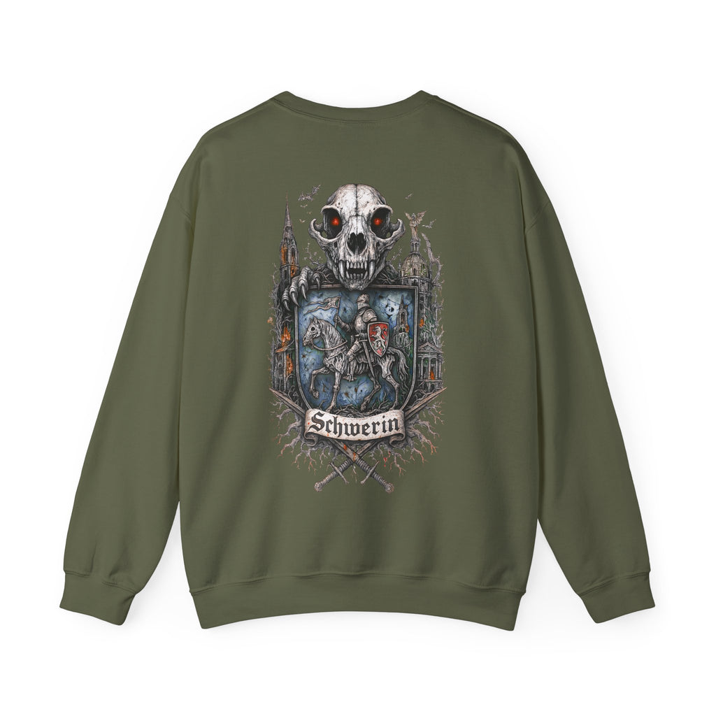 Schwerin: Front-/Backprint, Unisex Sweatshirt **Grimwater-Edition**
