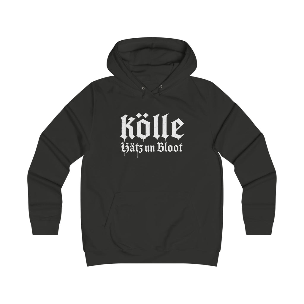 Köln - Hätz un Bloot: Front-/Backprint, Womens' Hoodie **Grimwater-Design**