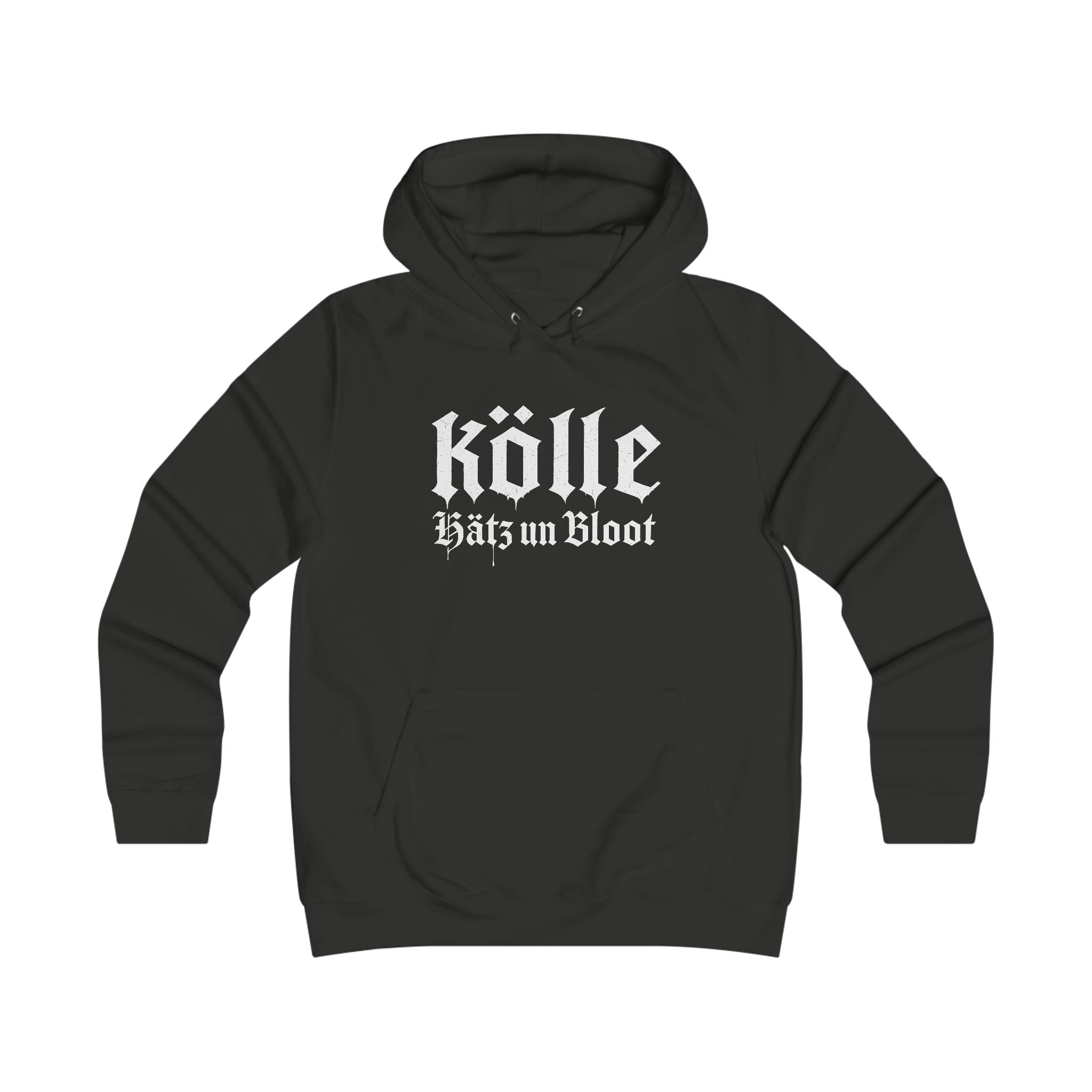 Köln - Hätz un Bloot: Front-/Backprint, Womens' Hoodie **Grimwater-Design**