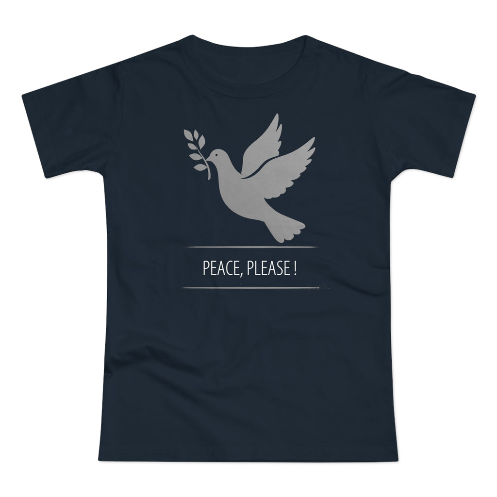 Peaceful Dove, Frontprint, Women's T-Shirt - Casual Wear, Gift for Friends, Inspirational Tee, Mindfulness, Peace Activism