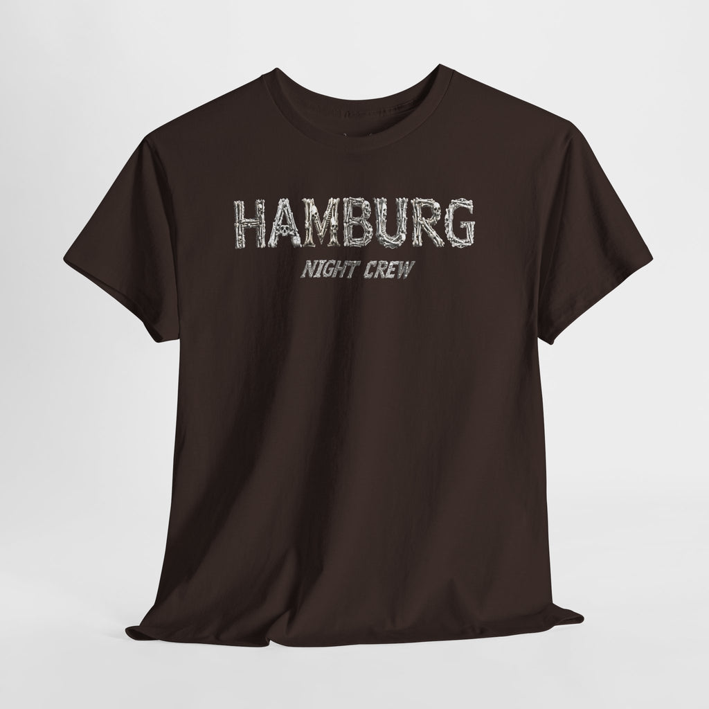 Hamburg "Night Crew" - Front-/Backprint, Unisex T-Shirt: **Grimwater-Edition**