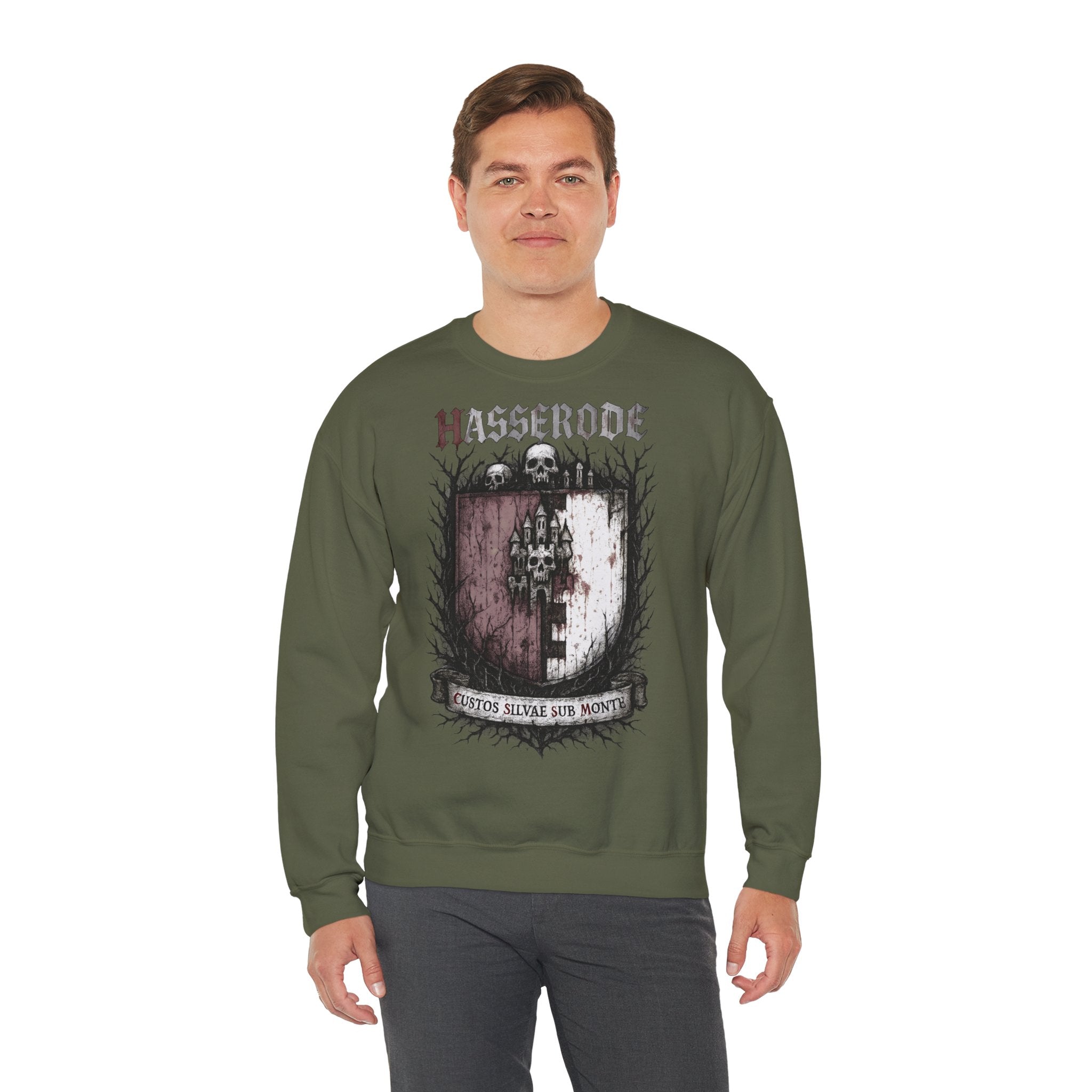 Hasserode: Harz-Collection, Frontprint, Unisex Sweatshirt **Grimwater-Edition**
