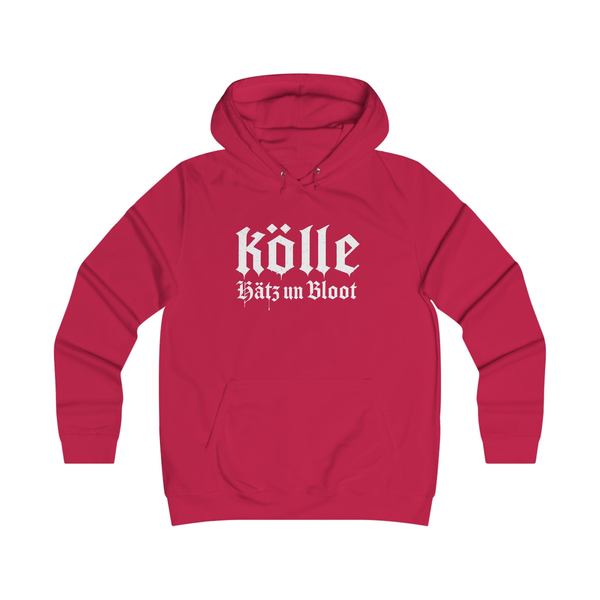 Köln - Hätz un Bloot: Front-/Backprint, Womens' Hoodie **Grimwater-Design**