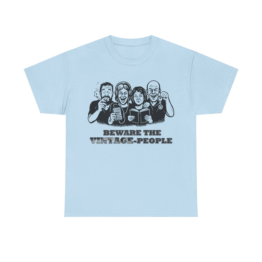 Vintage People: Frontprint, Unisex T-Shirt