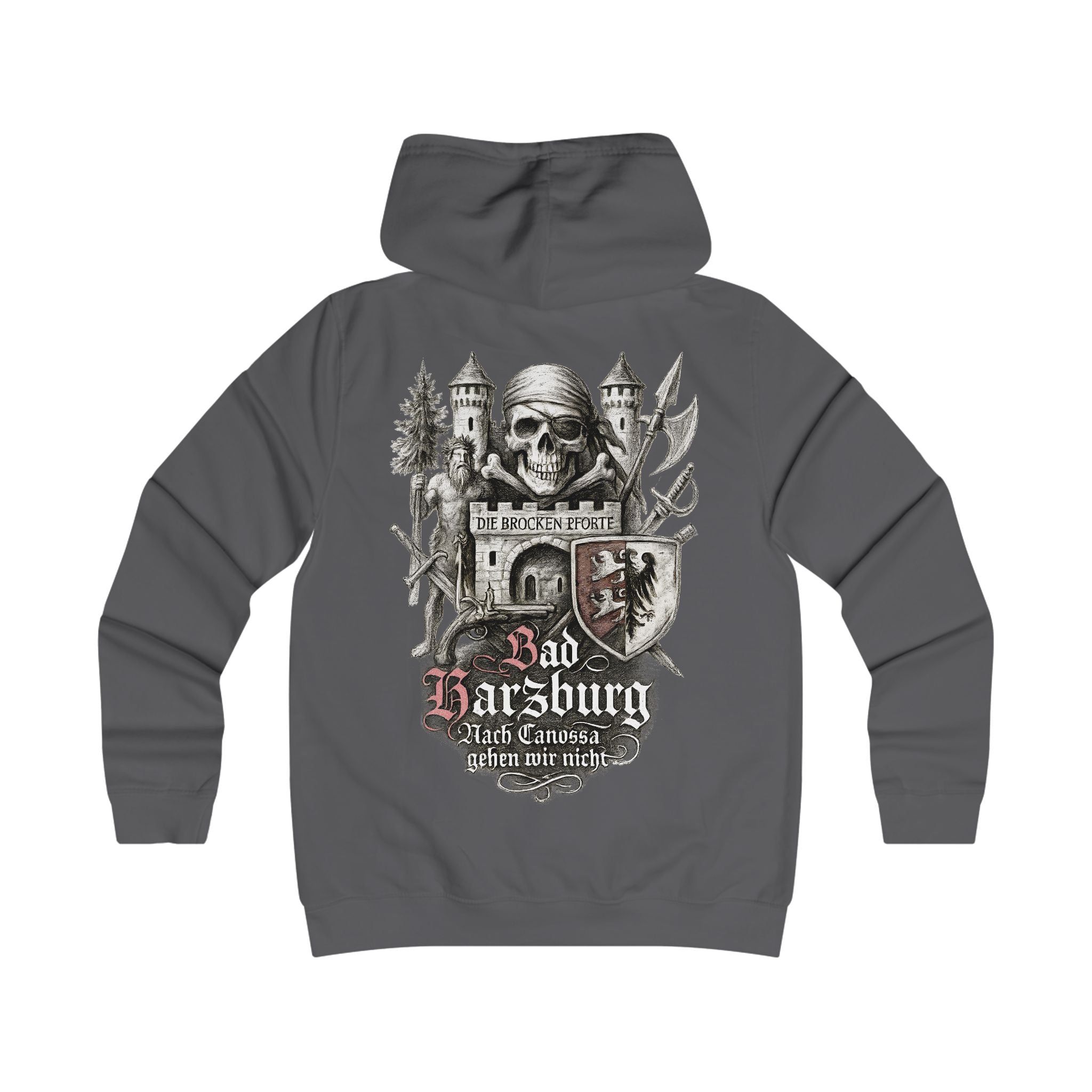 Bad Harzburg: Front-/Backprint Womens' Hoodie **Grimwater-Edition**