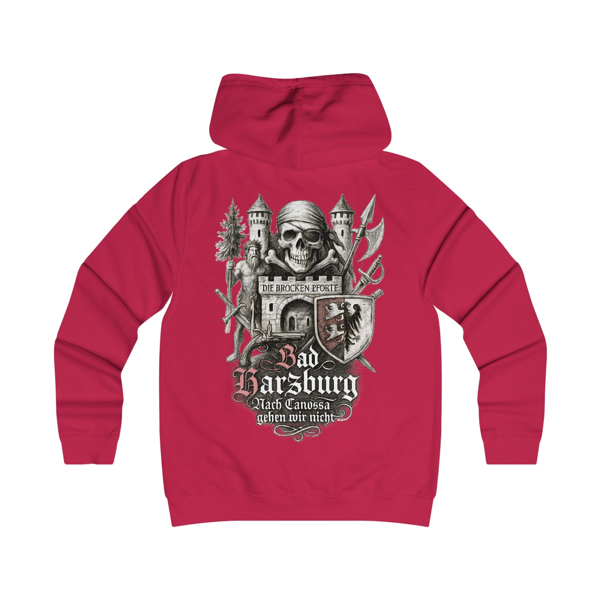 Bad Harzburg: Front-/Backprint Womens' Hoodie **Grimwater-Edition**