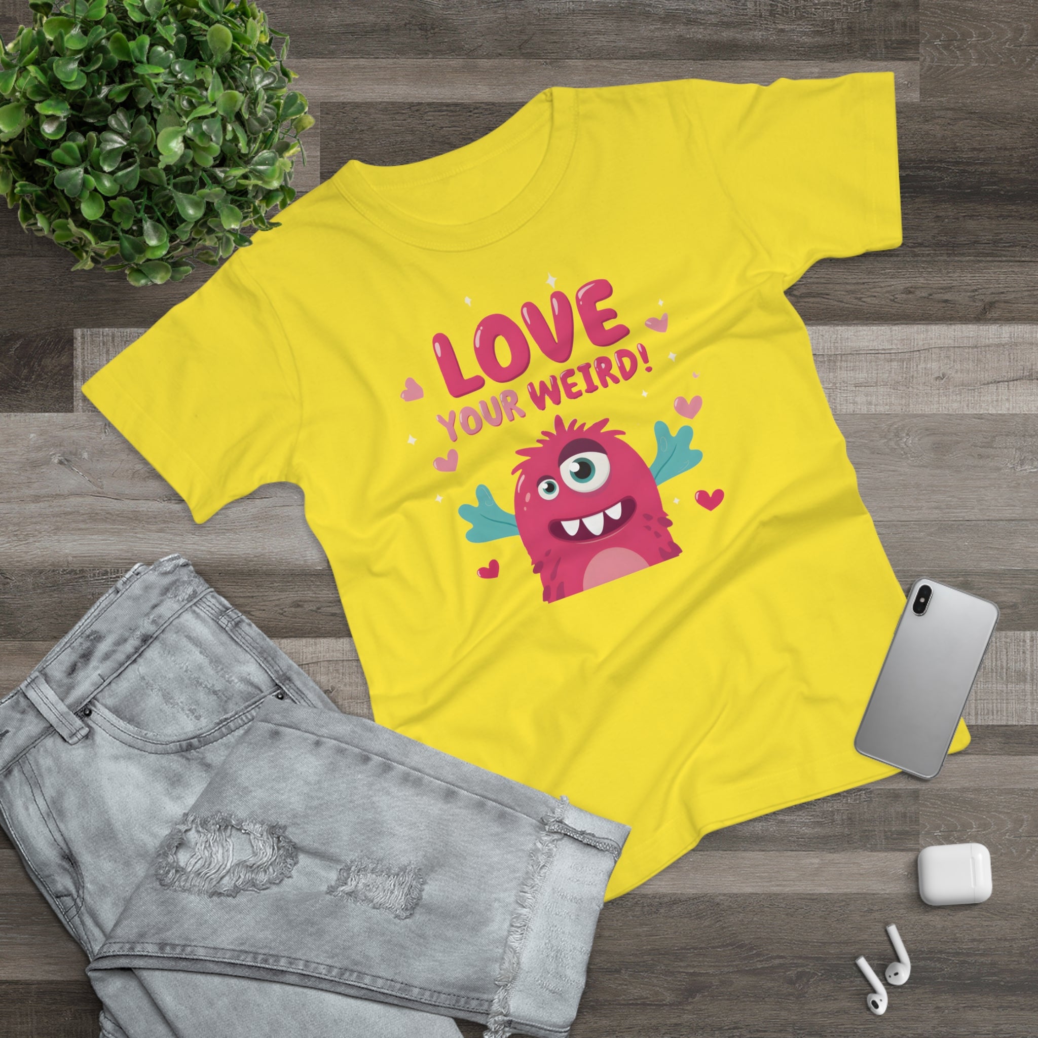 Love Your Weird, Frontprint, Womens' T-Shirt