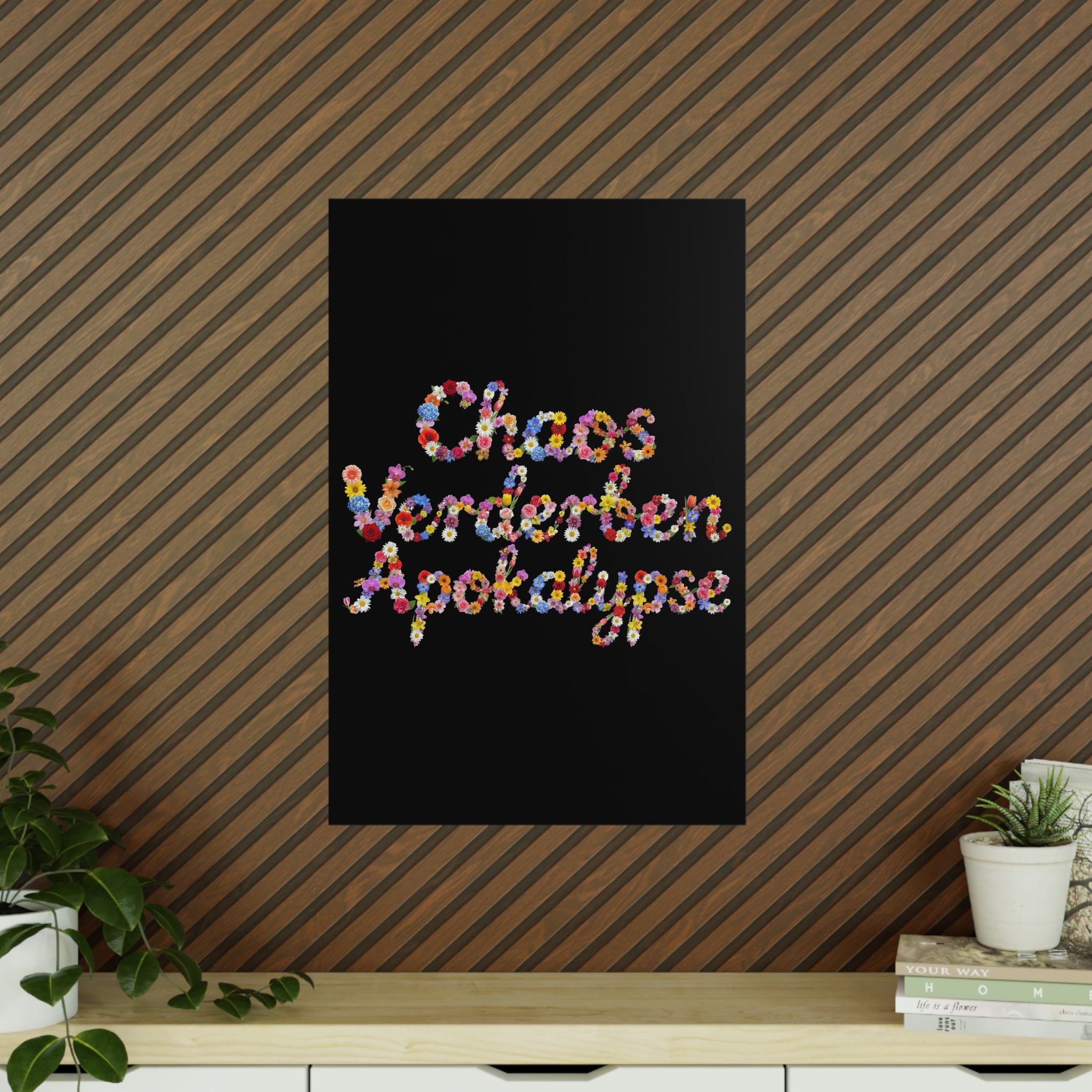 Poster 60 x 90: "Chaos, Verderben, Apokalypse" (Fun-Edition)