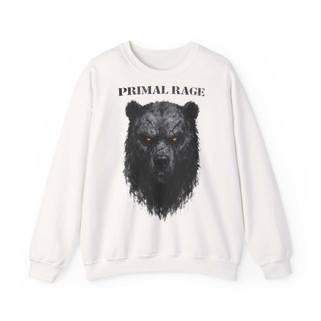 Bär - Primal Rage: Animals-Collection, Frontprint, Unisex Sweatshirt