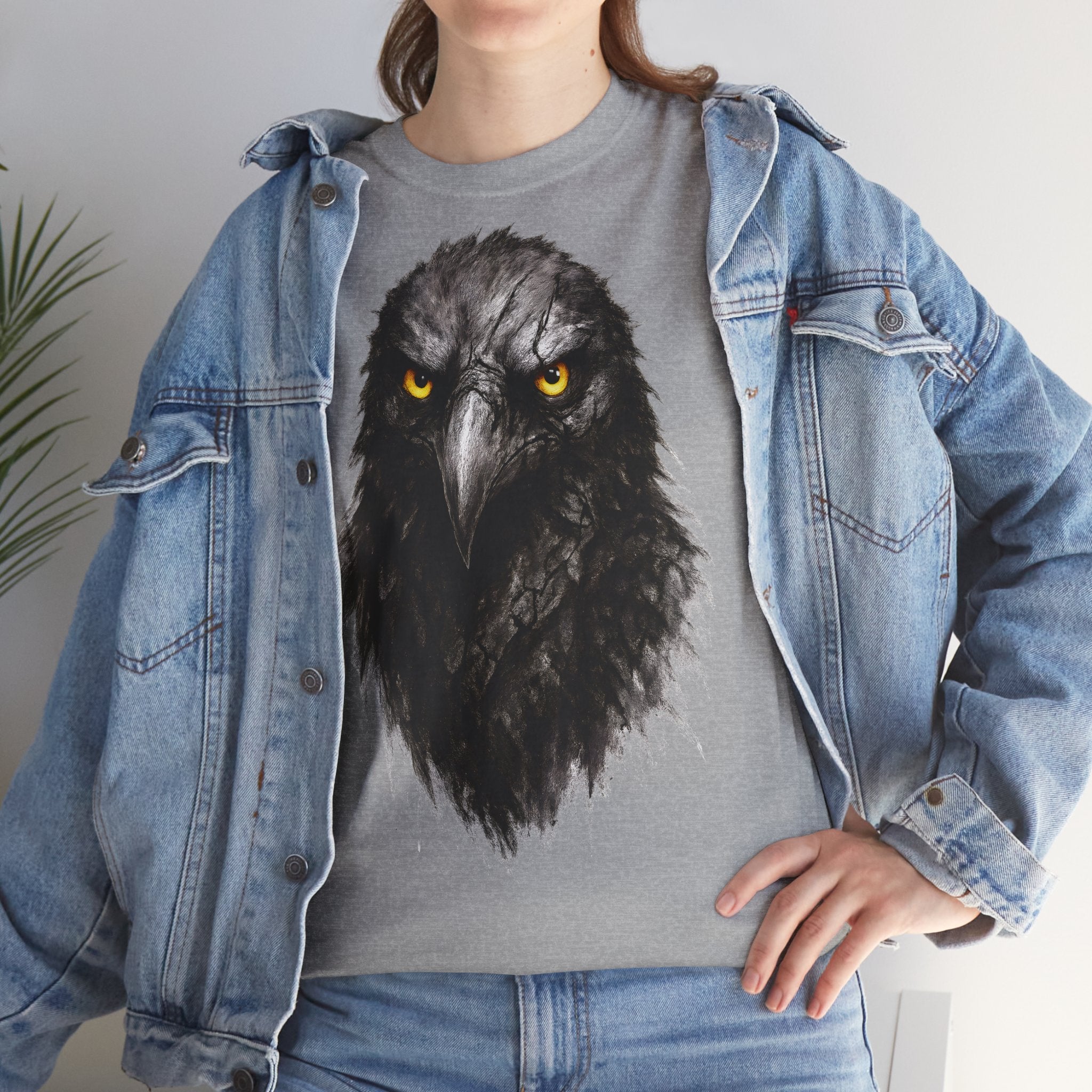 Rabe: Frontprint, Unisex T-Shirt - Animal-Collection