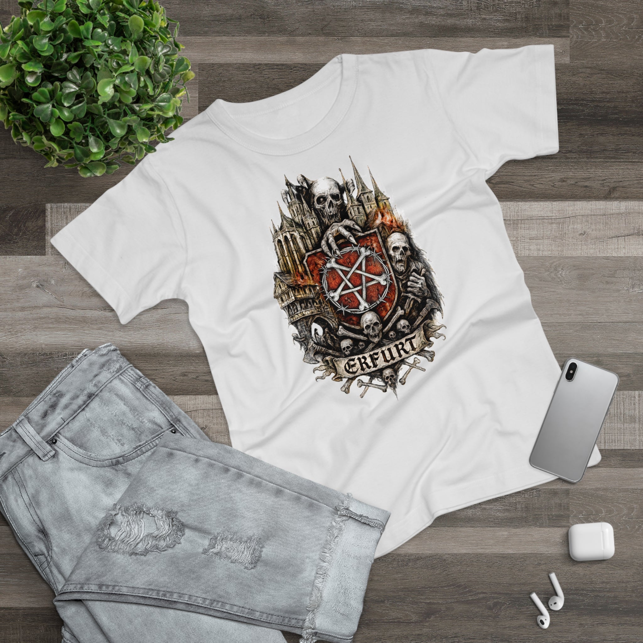 Erfurt: Frontprint, Womens' T-Shirt **Grimwater-Edition**