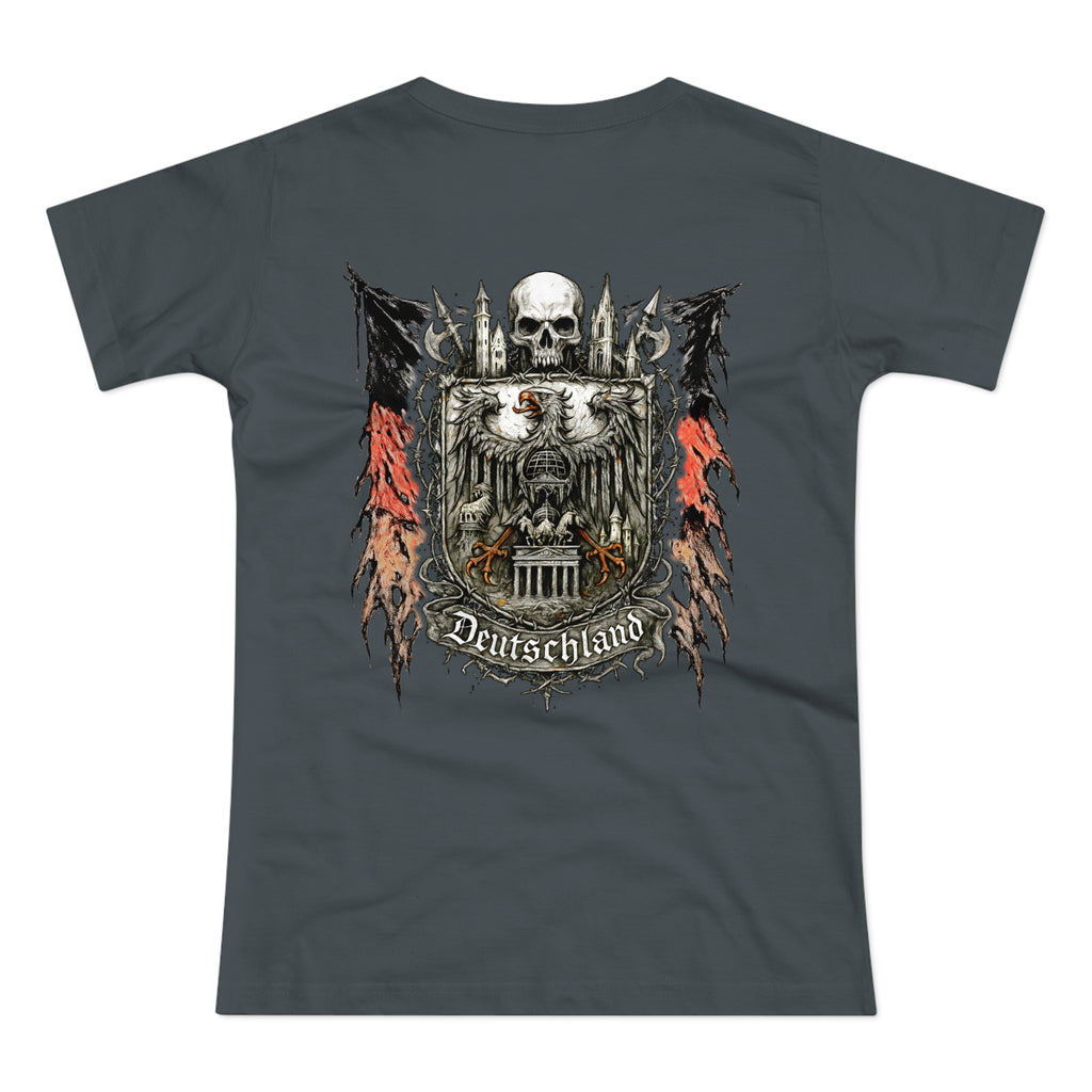 Deutschland: Front-/Backprint, Womens' T-Shirt **Grimwater-Edition** (Germany)