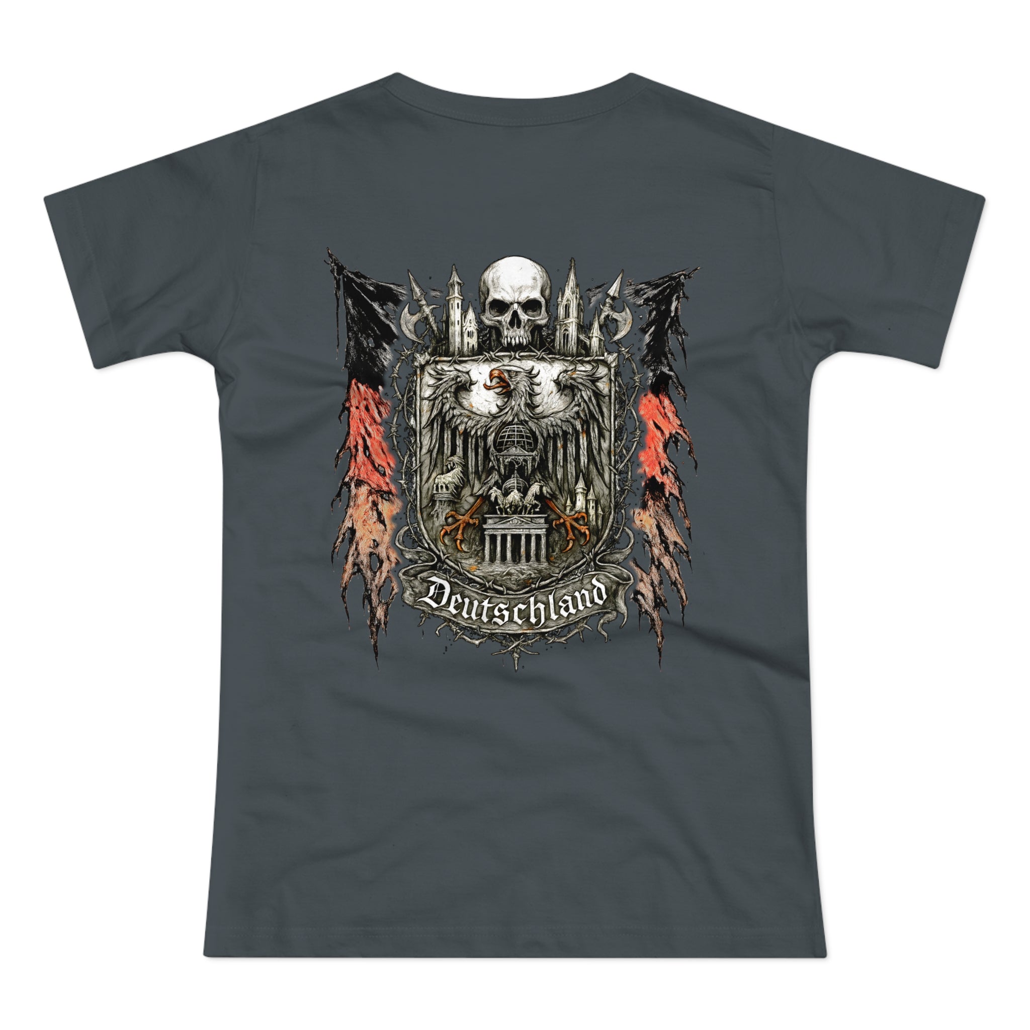 Deutschland: Front-/Backprint, Womens' T-Shirt **Grimwater-Edition** (Germany)