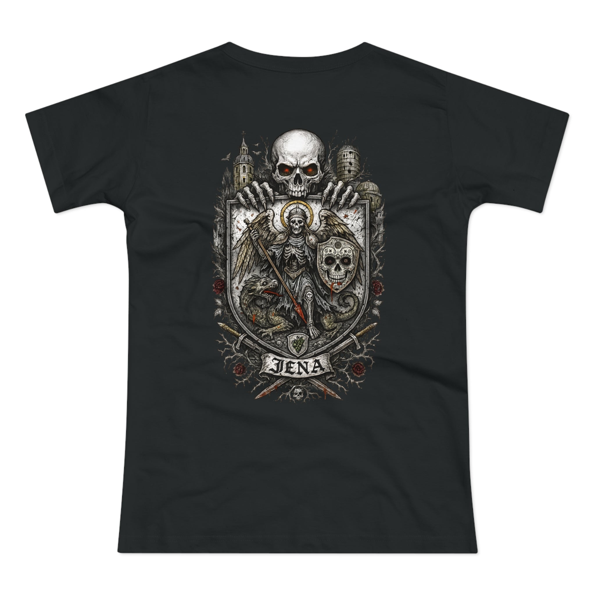 Jena: Front-/Backprint, Womens' T-Shirt **Grimwater-Edition**