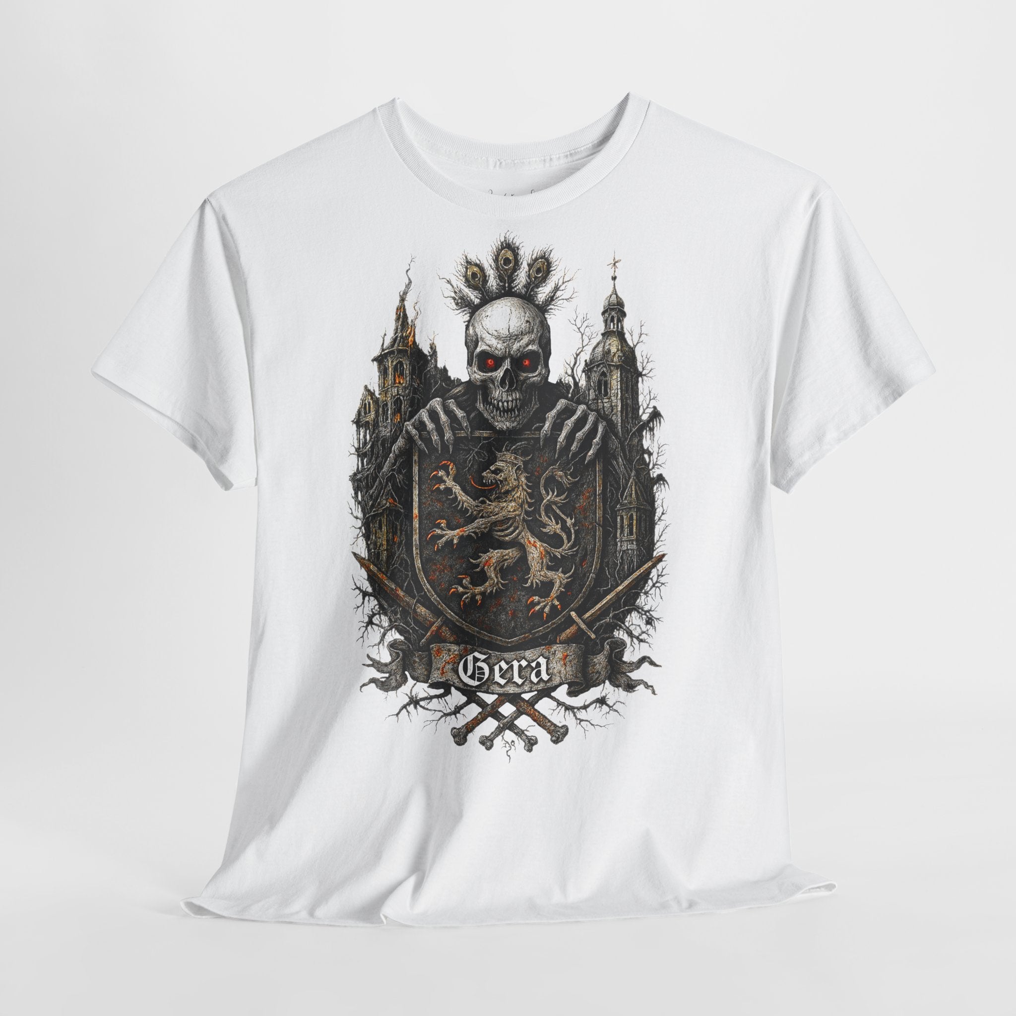 Gera: Frontprint, Unisex T-Shirt **Grimwater-Edition**